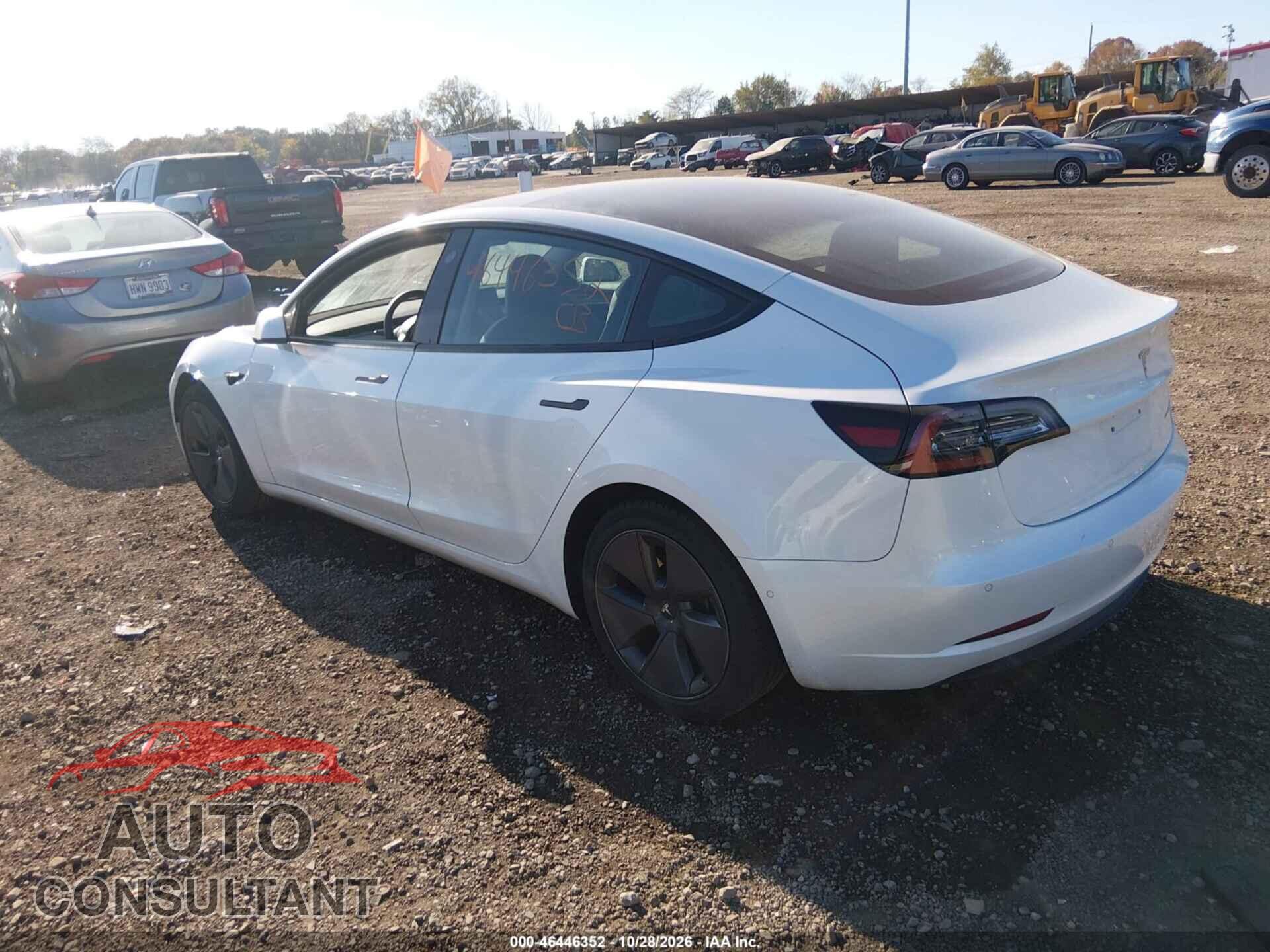TESLA MODEL 3 2022 - 5YJ3E1EB2NF194022