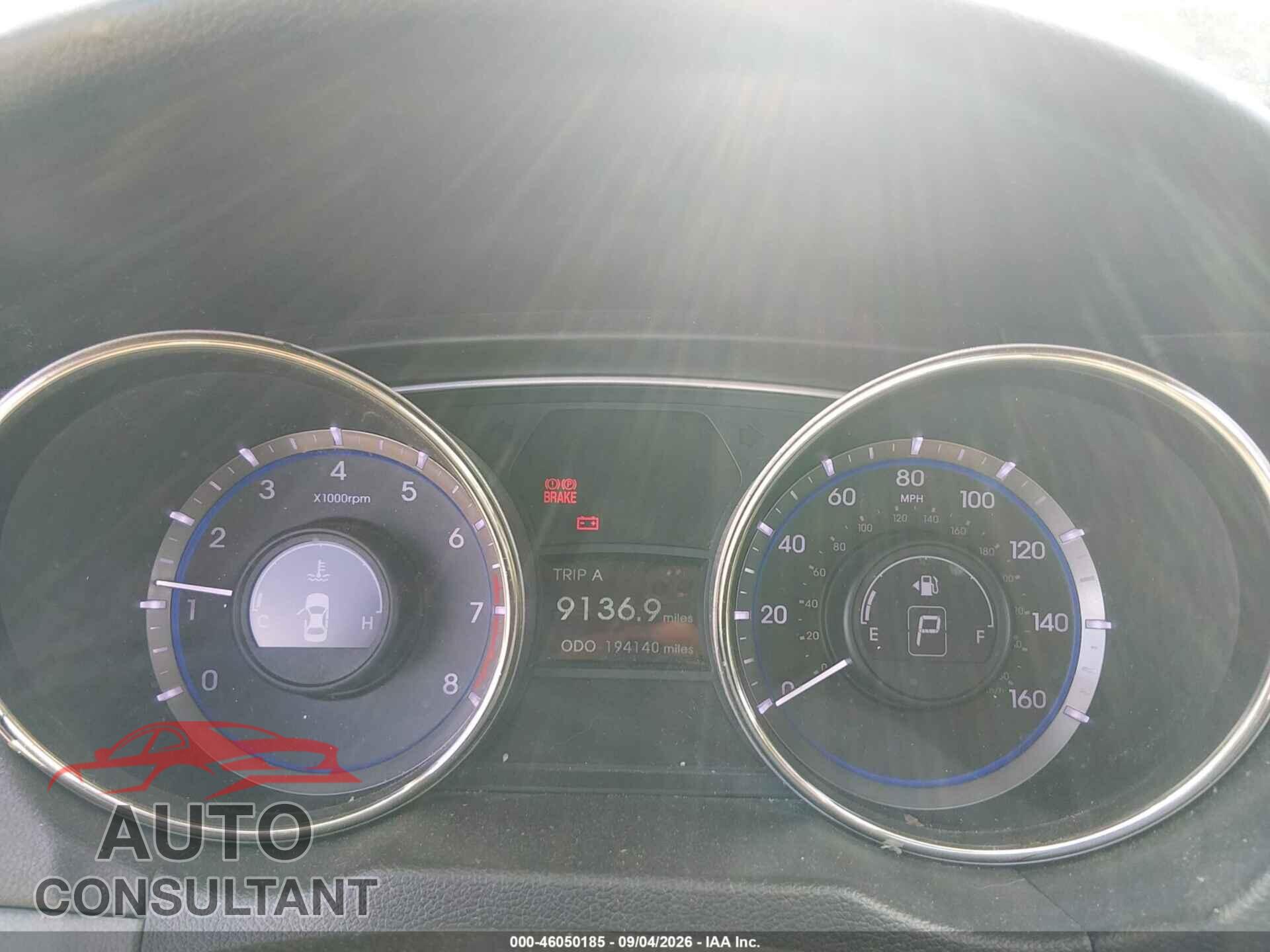 HYUNDAI SONATA 2013 - 5NPEC4AB1DH658780