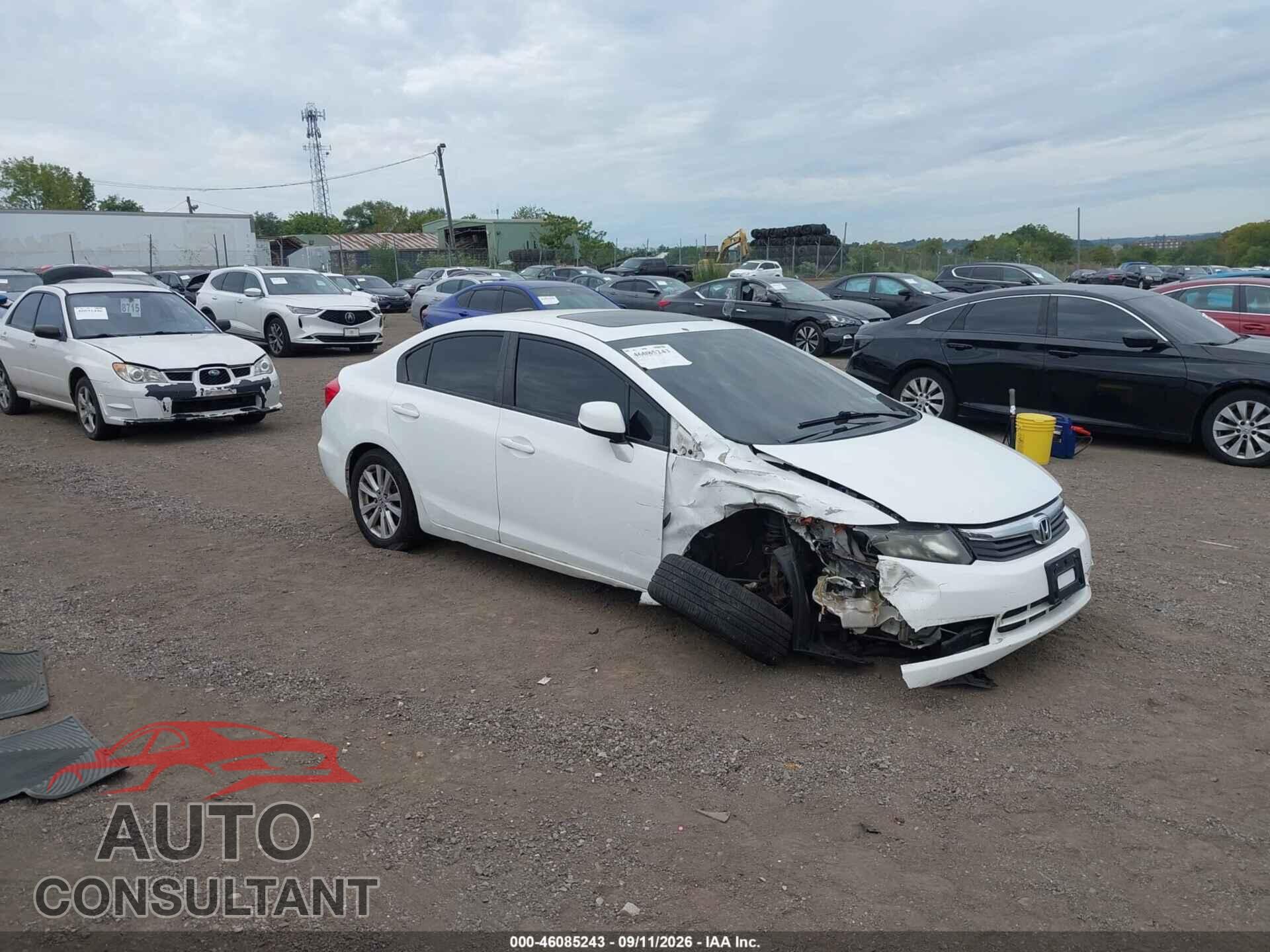 HONDA CIVIC 2012 - 2HGFB2F86CH315867