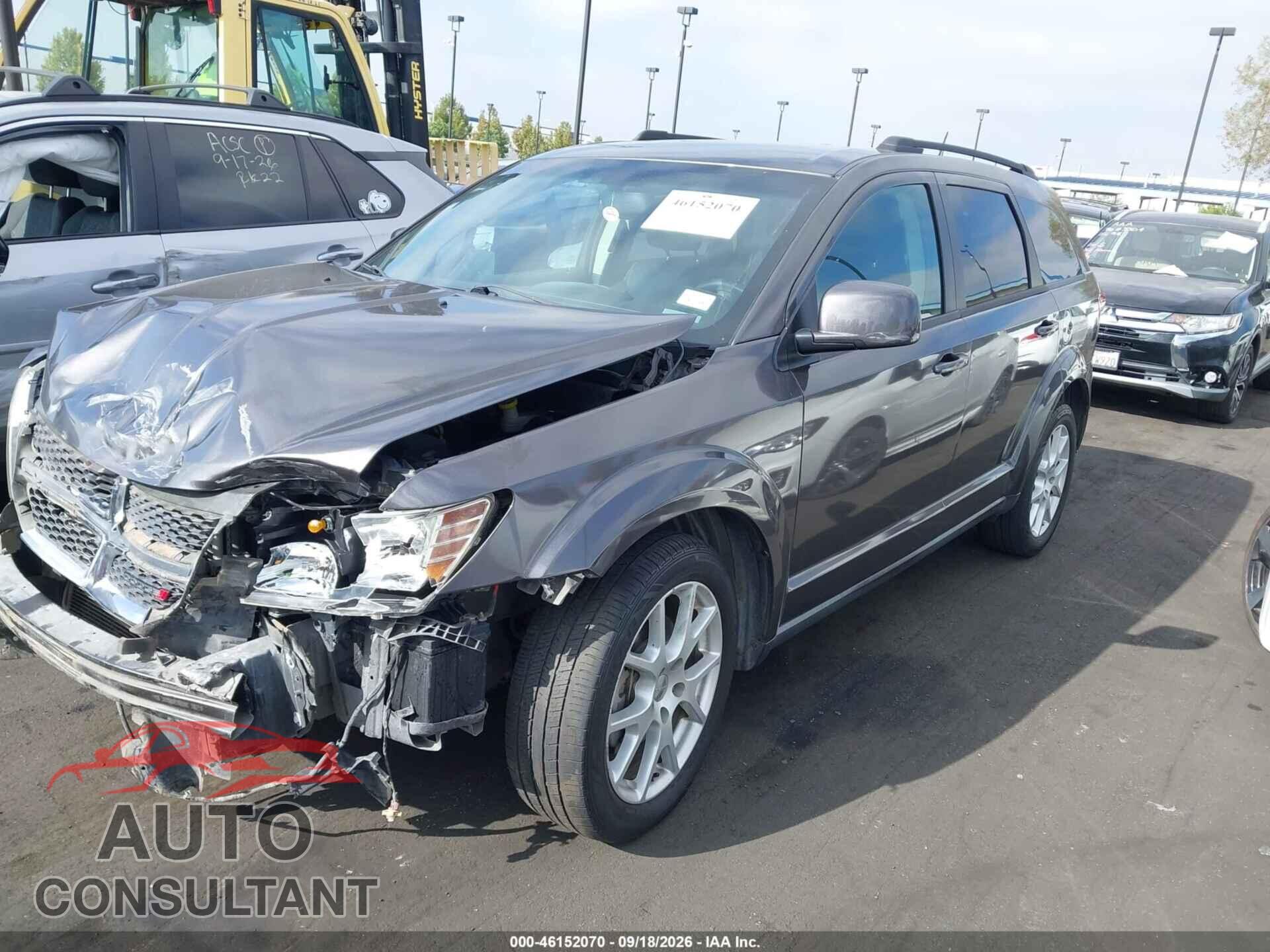 DODGE JOURNEY 2015 - 3C4PDCBB5FT553726
