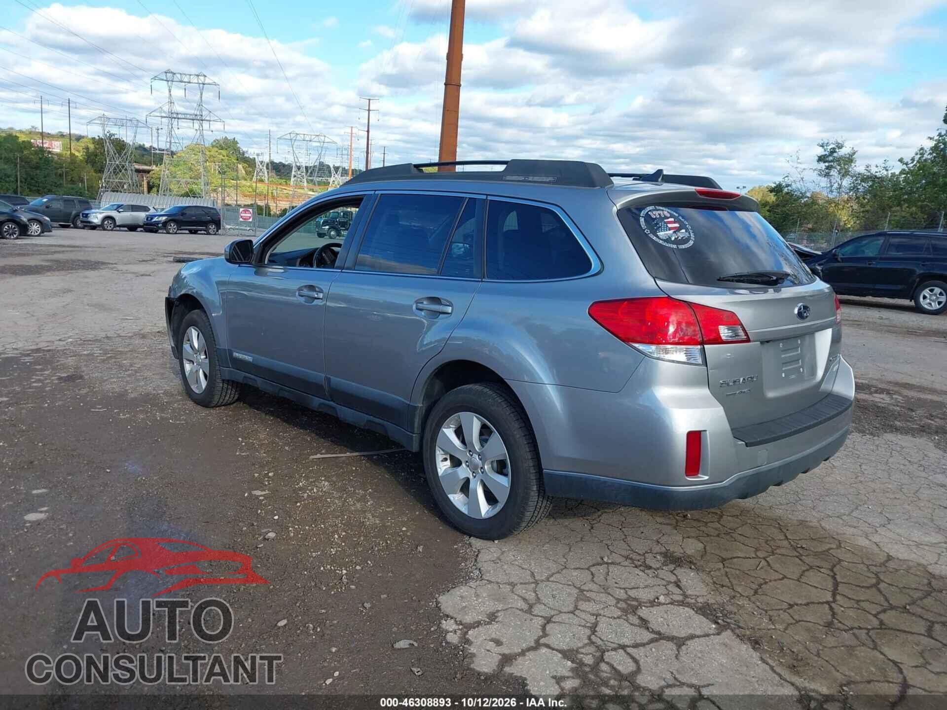 SUBARU OUTBACK 2011 - 4S4BRBLC9B3332211