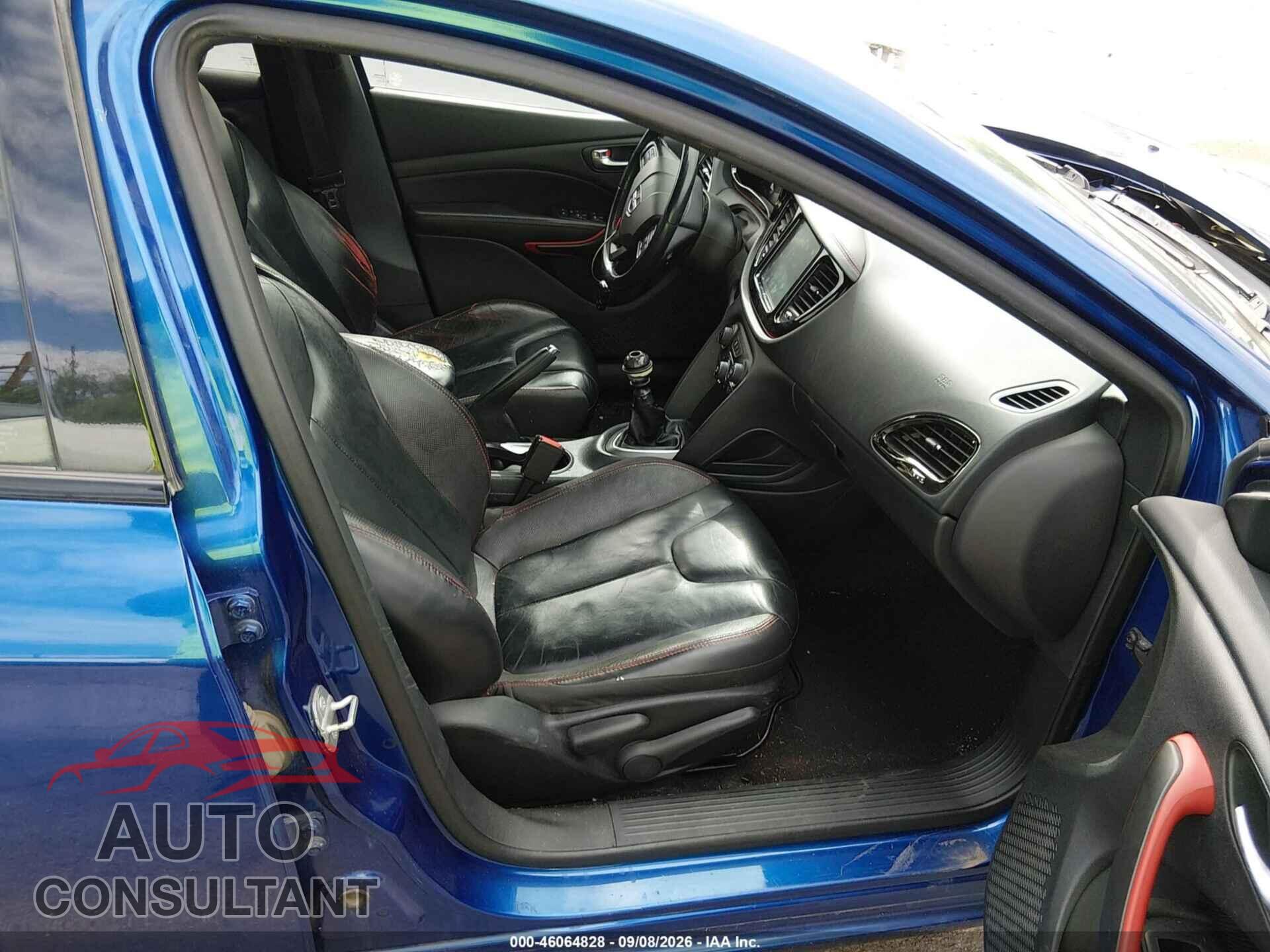 DODGE DART 2014 - 1C3CDFEB4ED860485