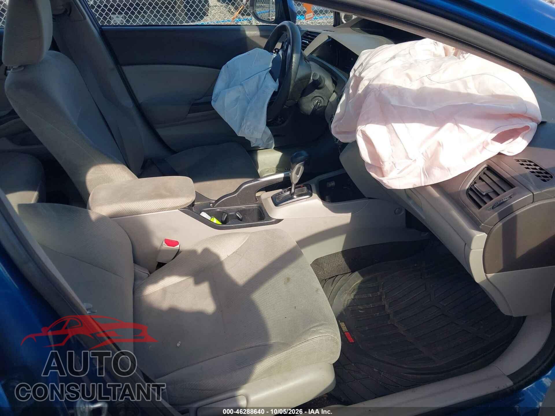 HONDA CIVIC 2012 - 19XFB2F89CE325819