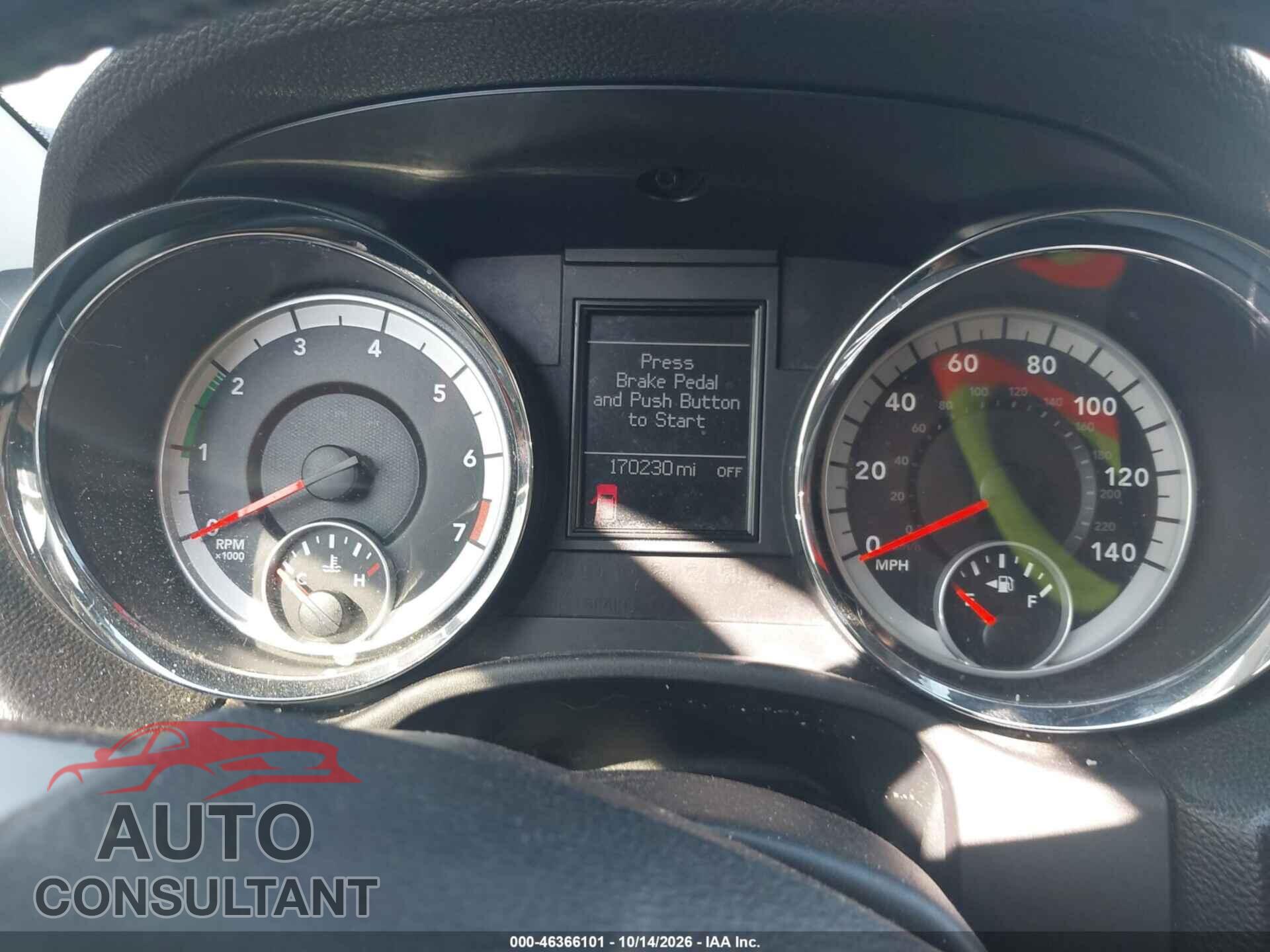 DODGE DURANGO 2011 - 1D4RD5GG7BC613619