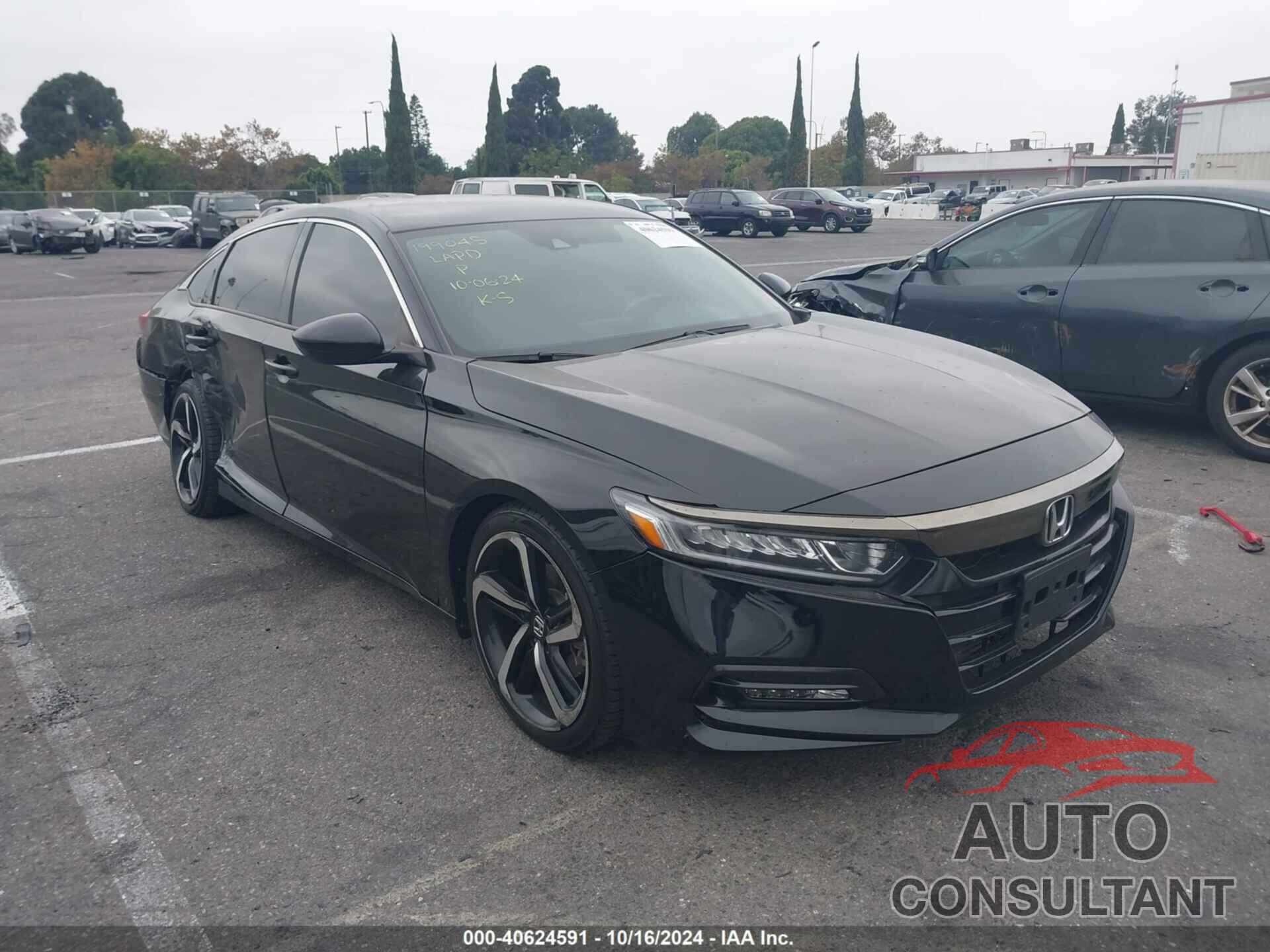 HONDA ACCORD 2018 - 1HGCV1F3XJA183376