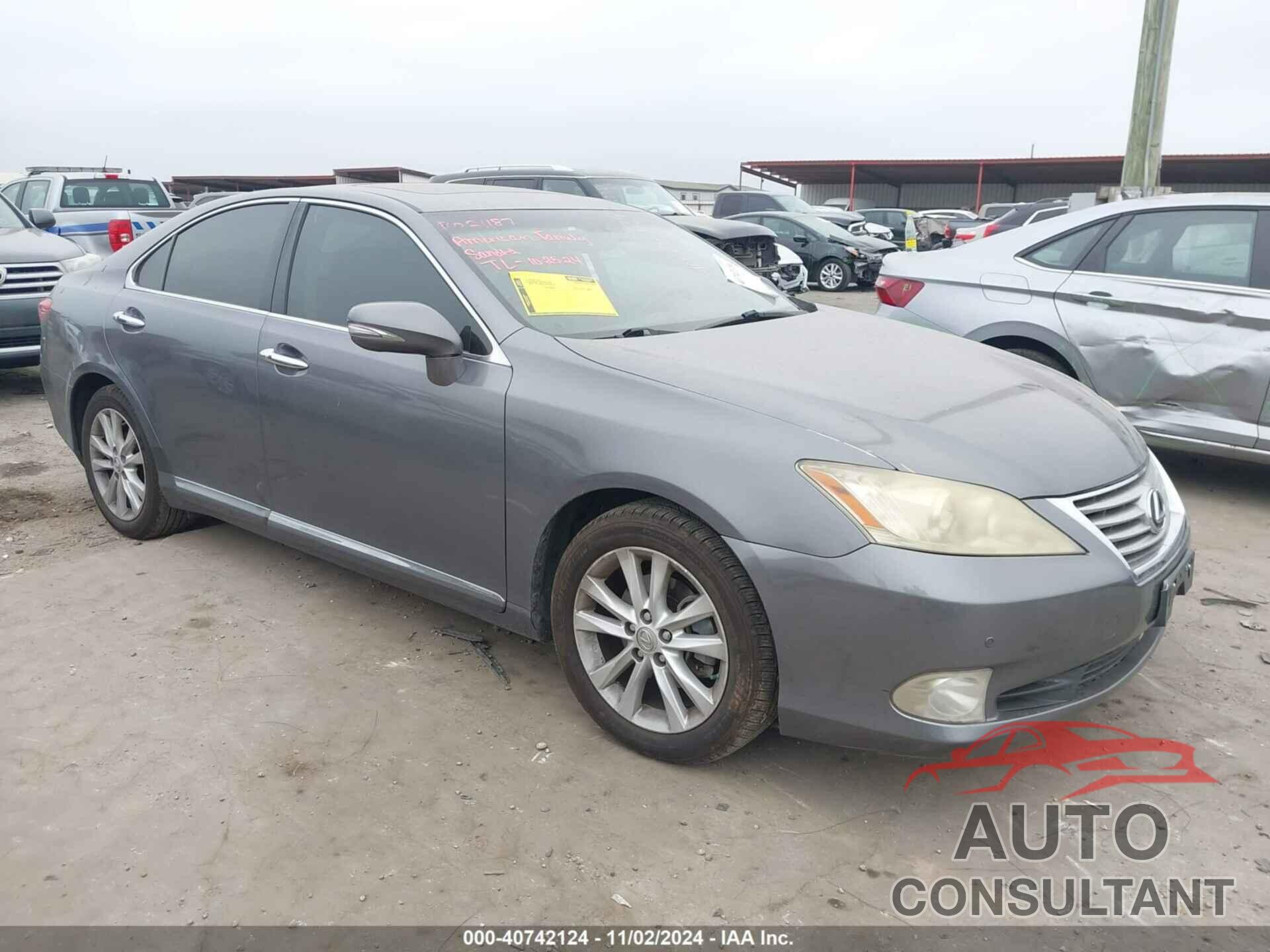 LEXUS ES 350 2012 - JTHBK1EG2C2479303