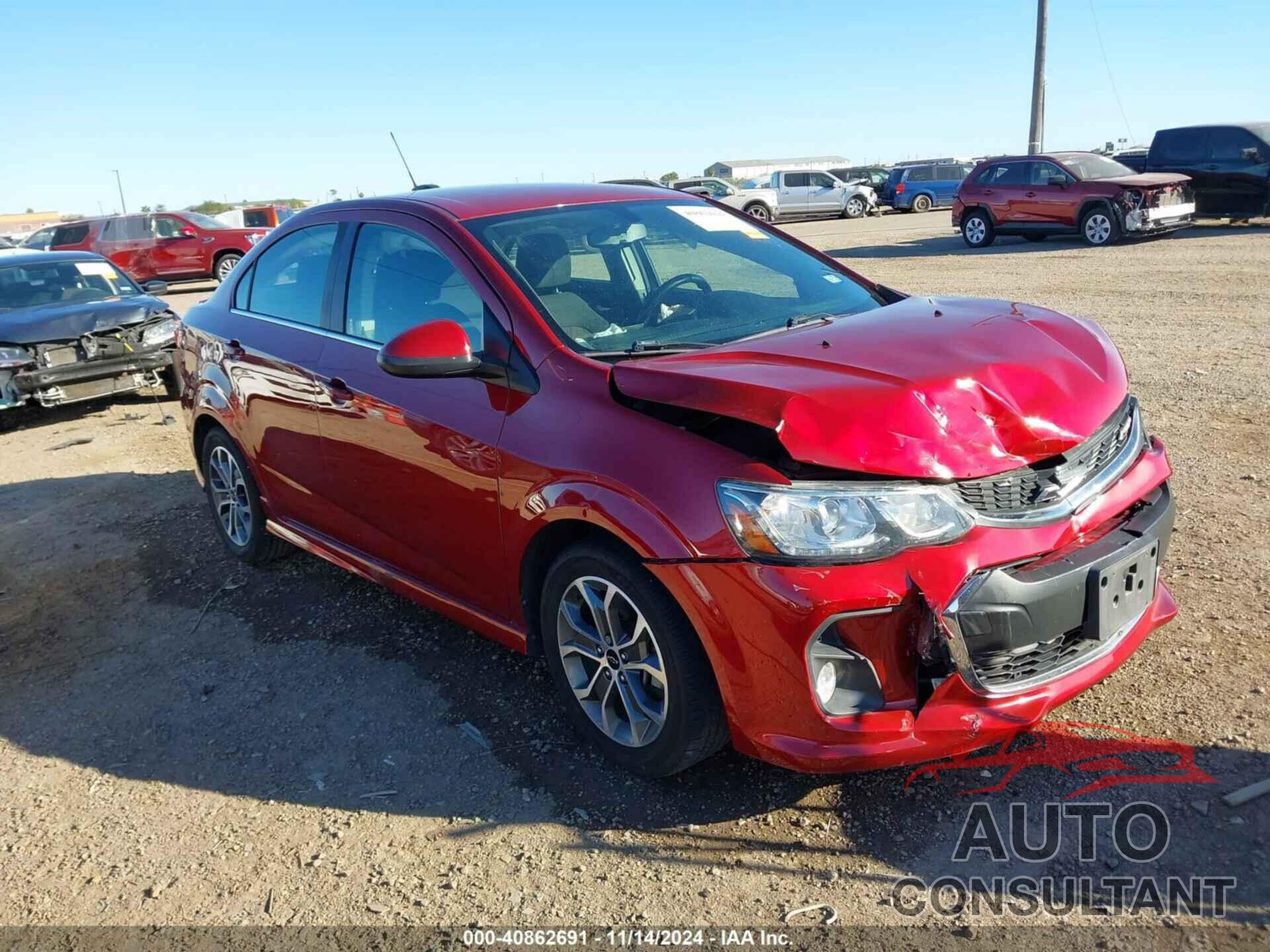 CHEVROLET SONIC 2019 - 1G1JD5SB4K4148533