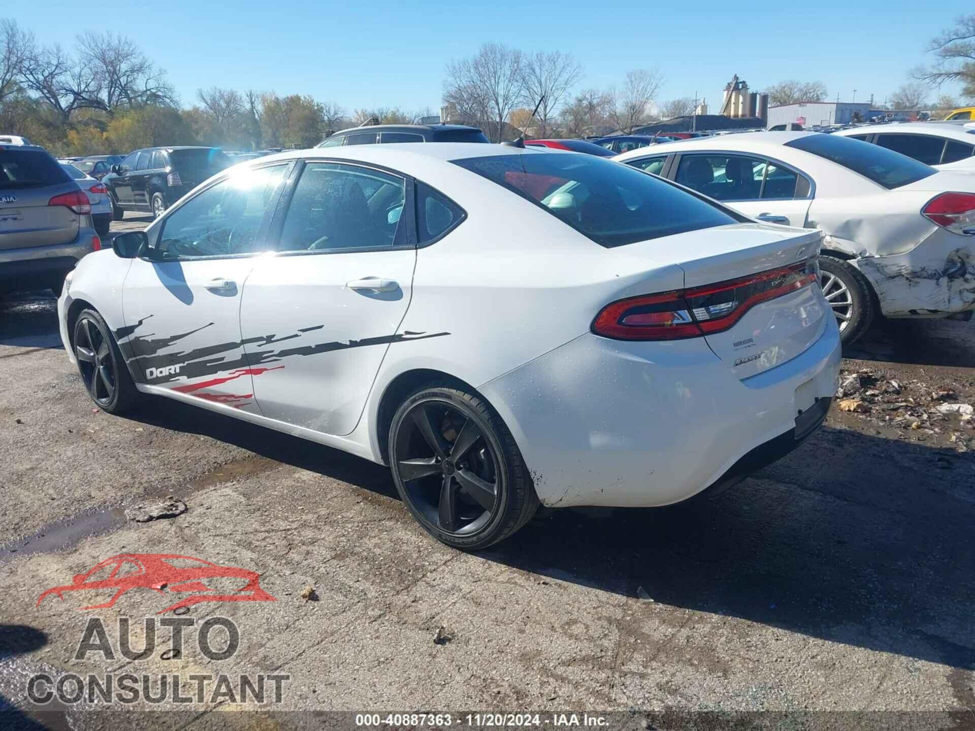 DODGE DART 2015 - 1C3CDFBB2FD344650
