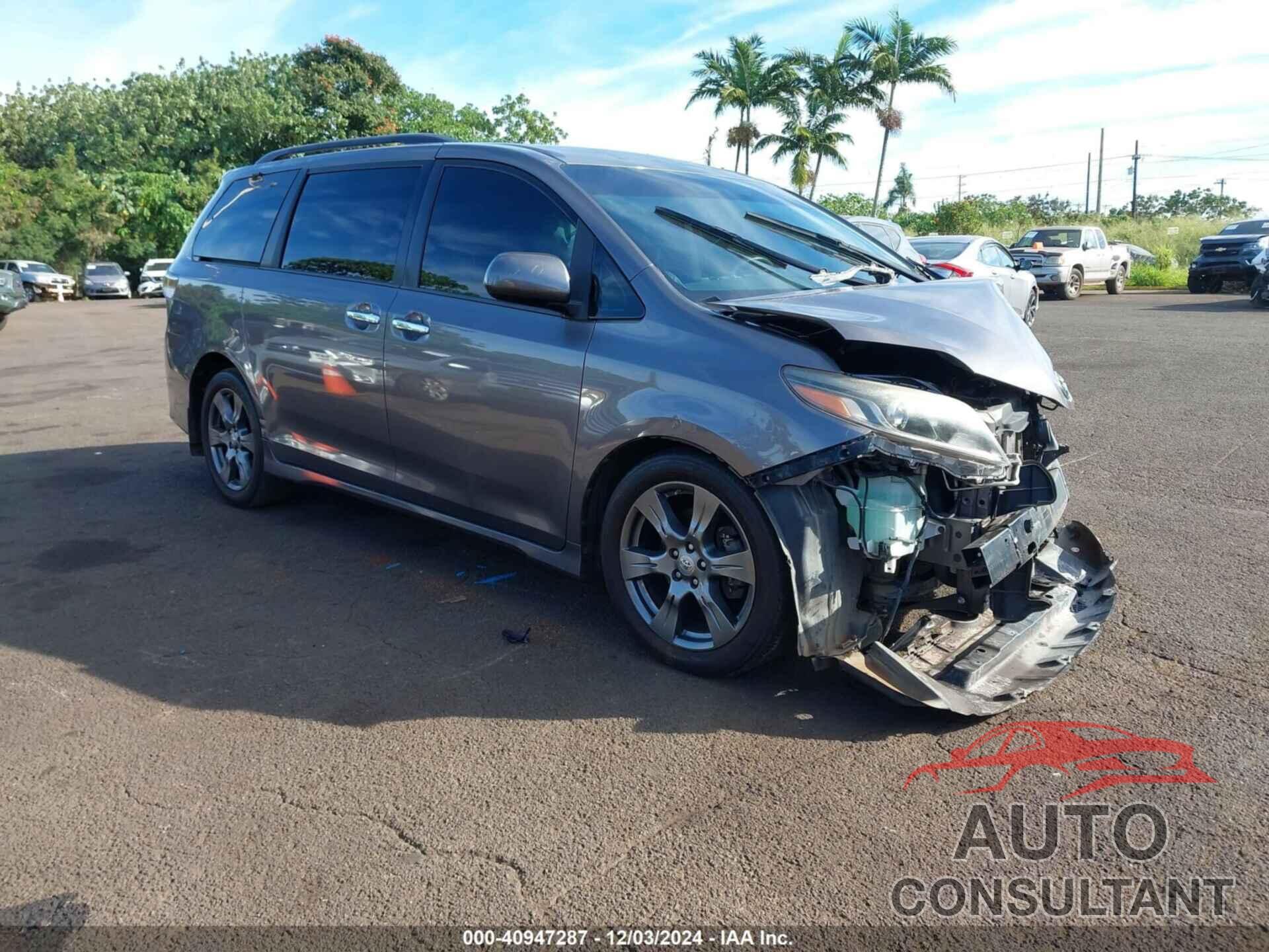 TOYOTA SIENNA 2017 - 5TDXZ3DC4HS773735