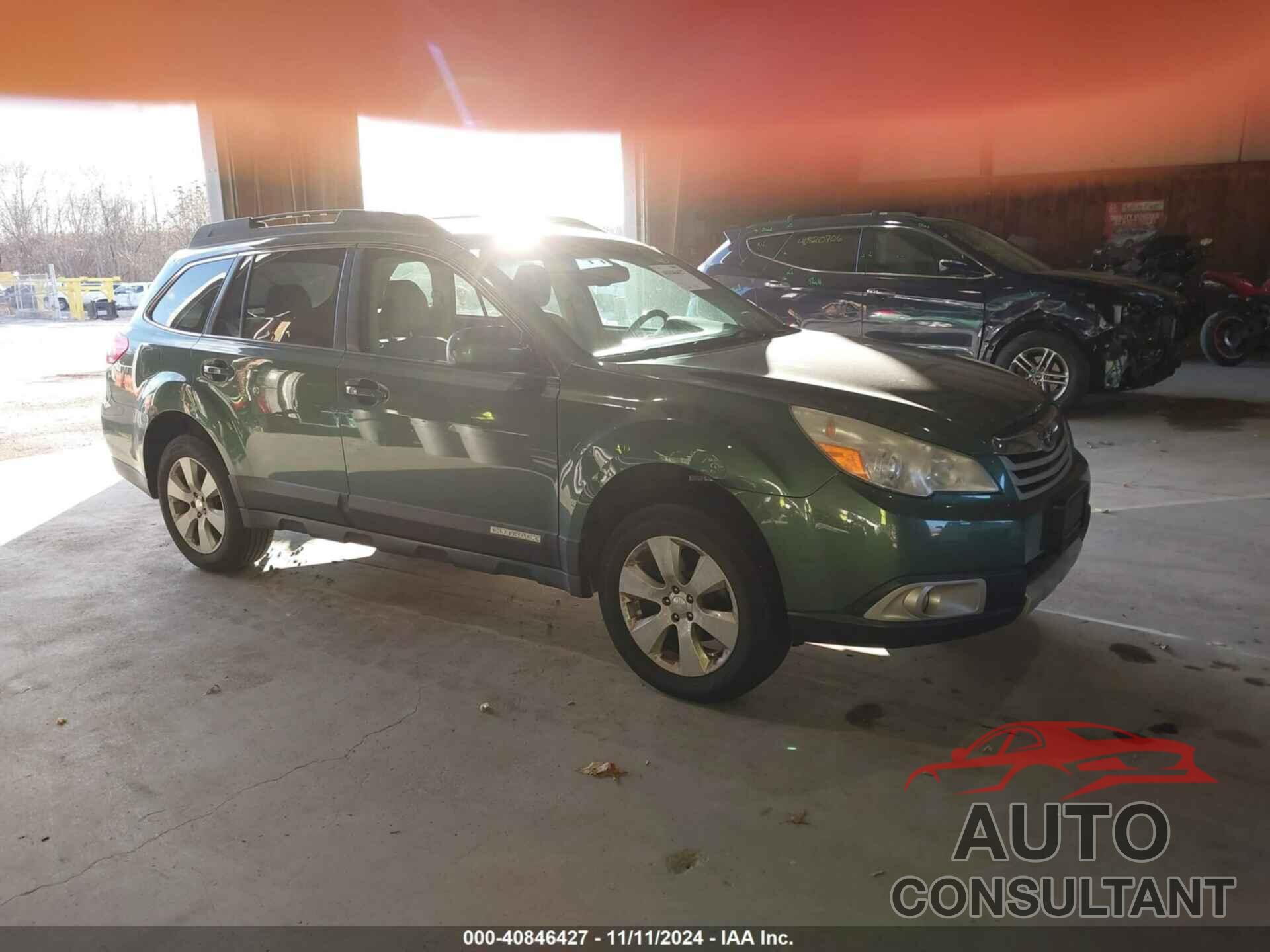 SUBARU OUTBACK 2010 - 4S4BRBKC3A3344838