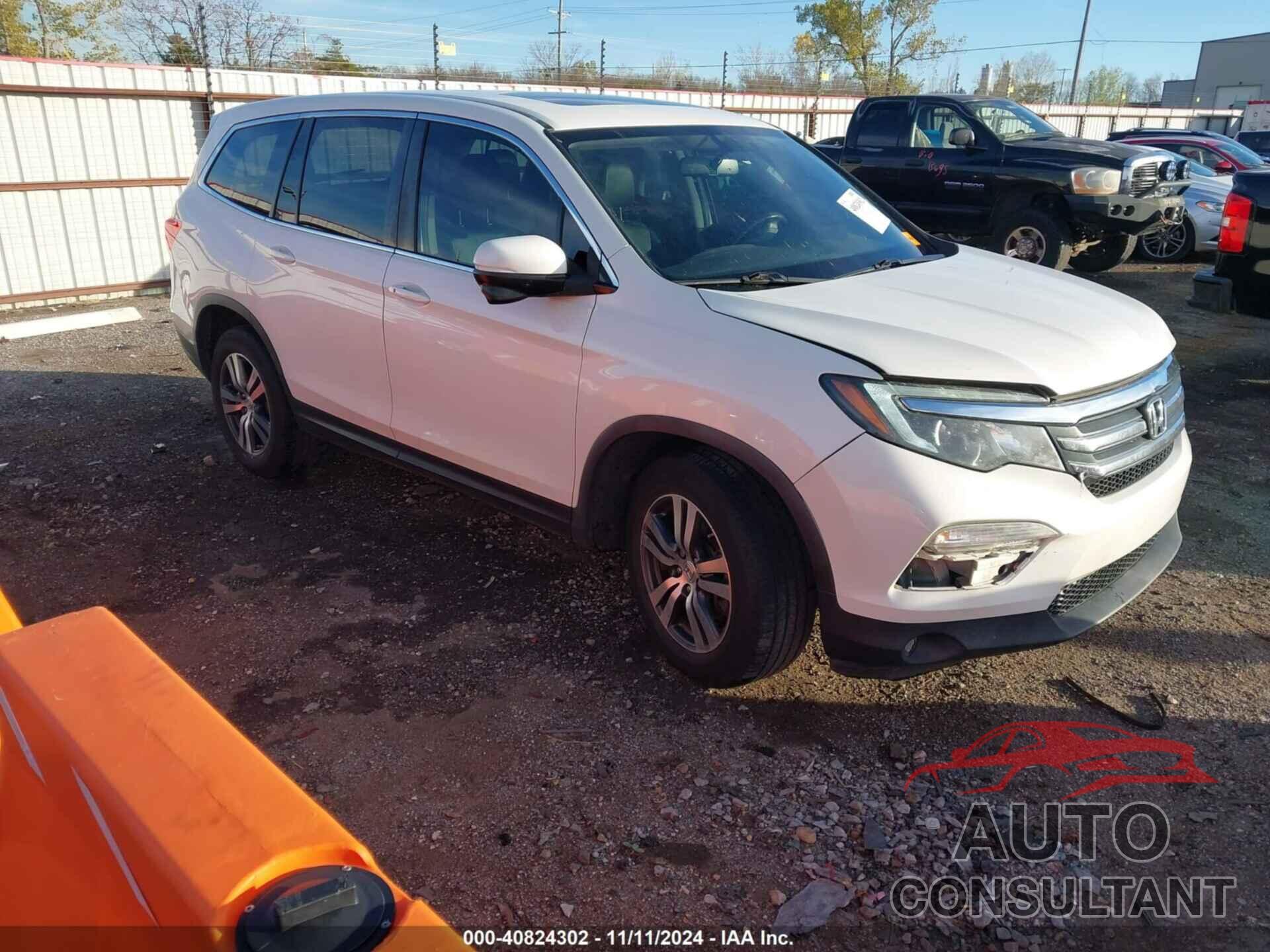 HONDA PILOT 2017 - 5FNYF6H85HB054258