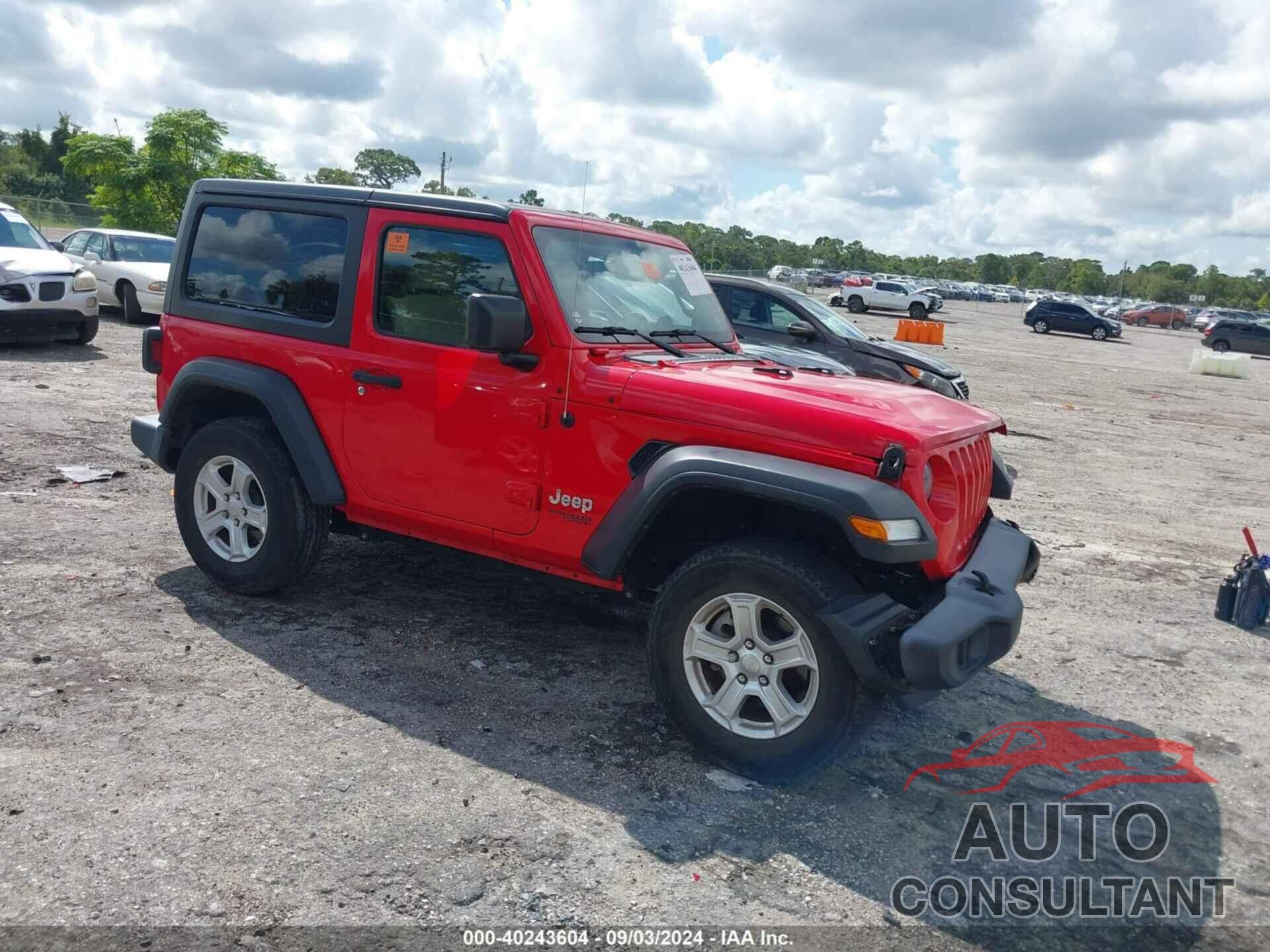 JEEP WRANGLER 2019 - 1C4GJXAG3KW640381