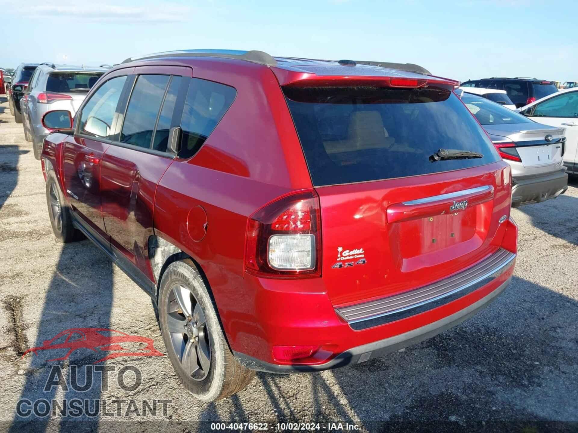 JEEP COMPASS 2017 - 1C4NJDEBXHD175784