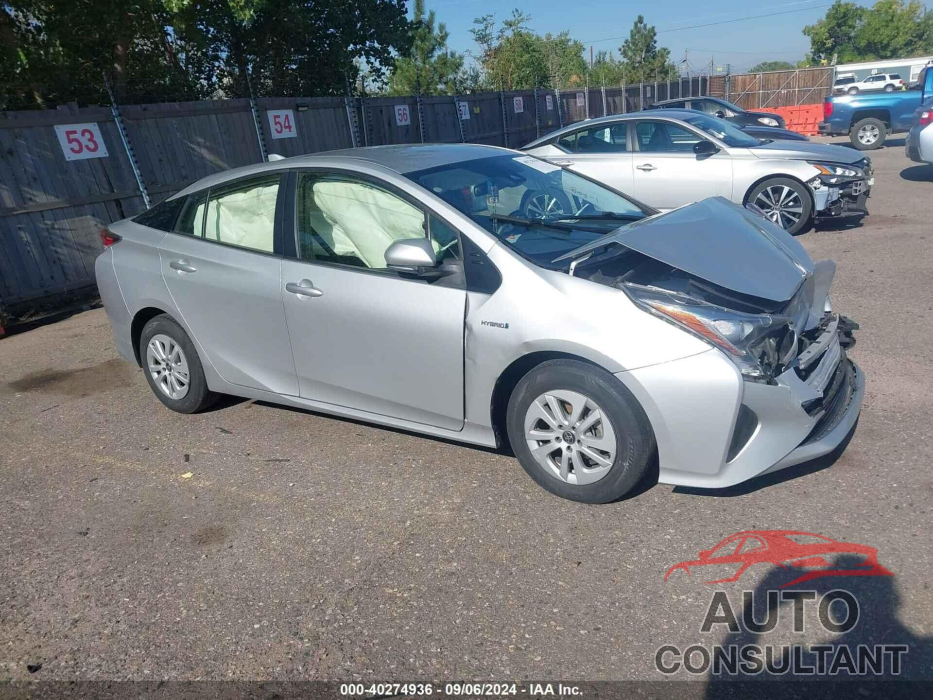 TOYOTA PRIUS 2017 - JTDKBRFU3H3028709