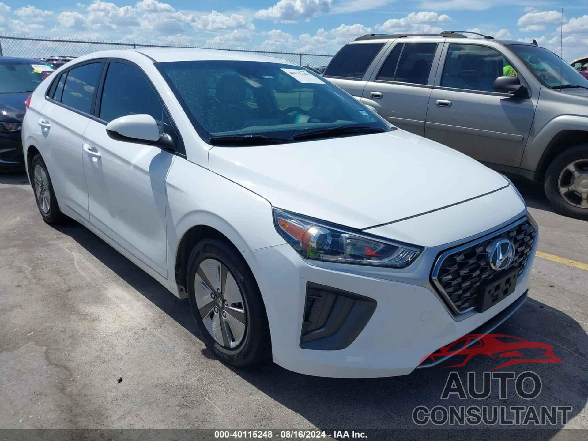 HYUNDAI IONIQ HYBRID 2022 - KMHC65LC0NU281145