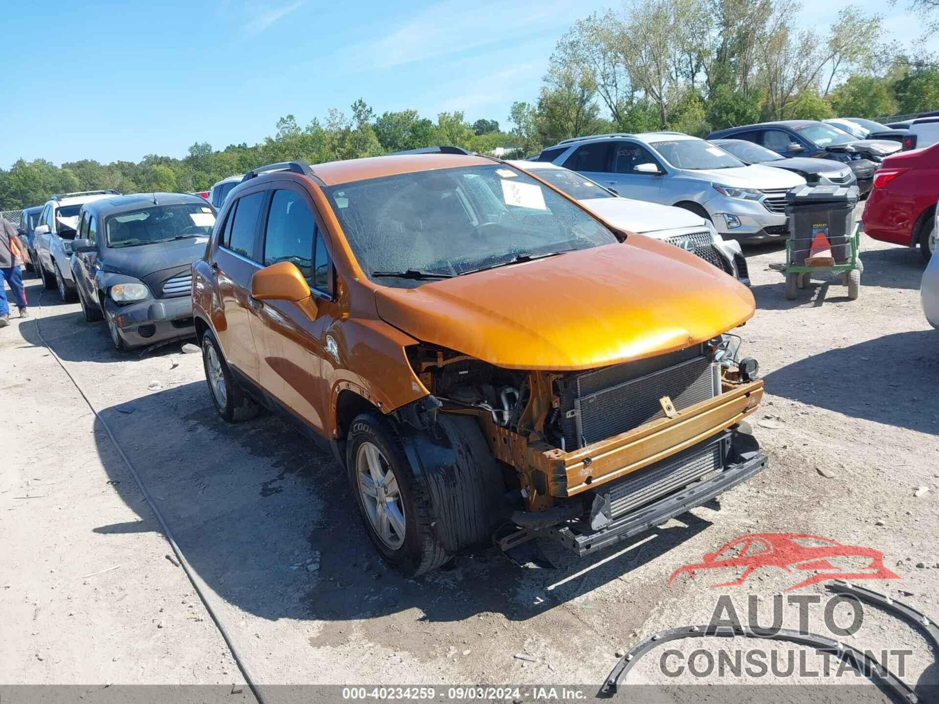 CHEVROLET TRAX 2017 - 3GNCJLSB2HL182722