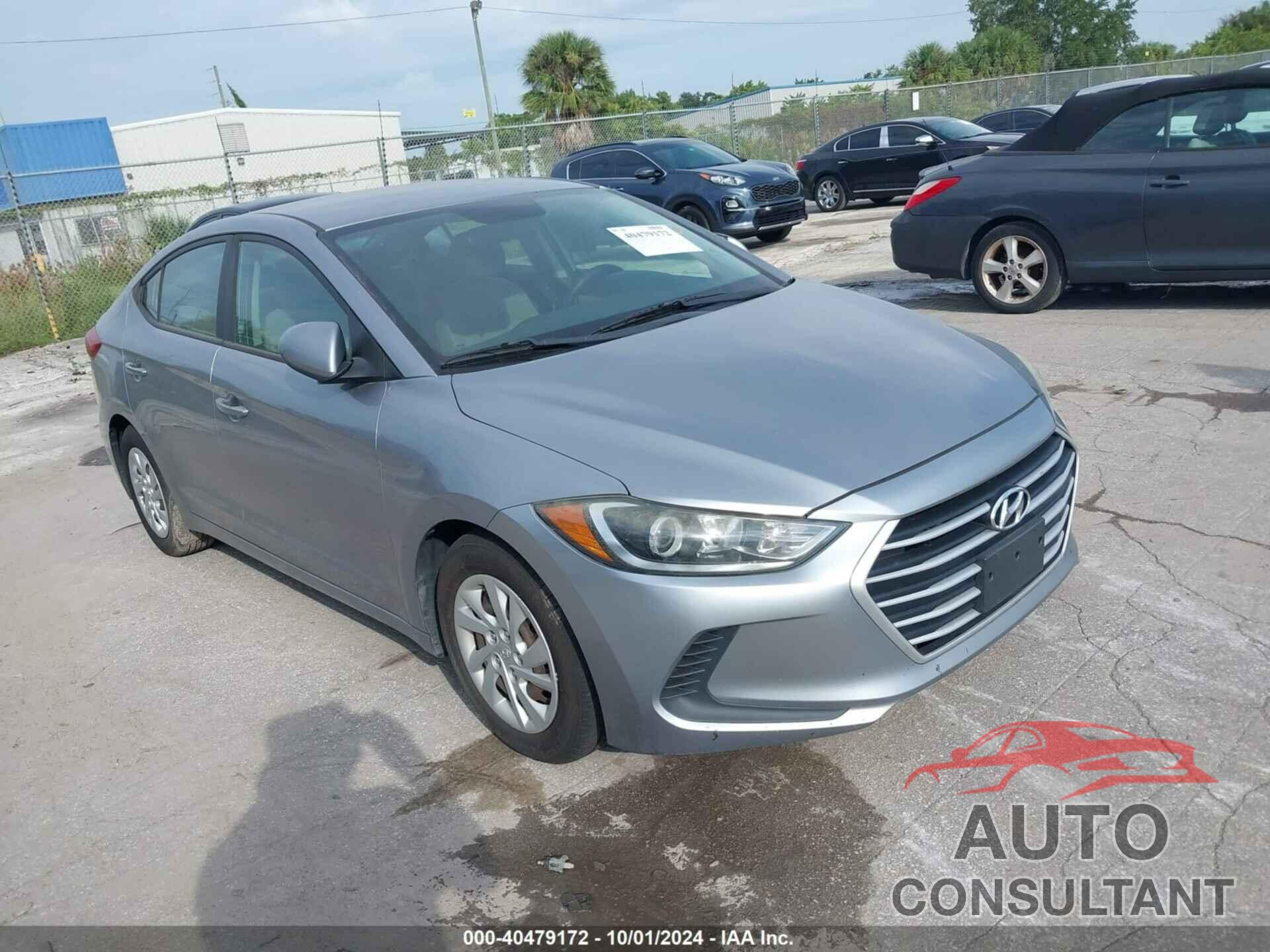 HYUNDAI ELANTRA 2017 - 5NPD74LFXHH139751