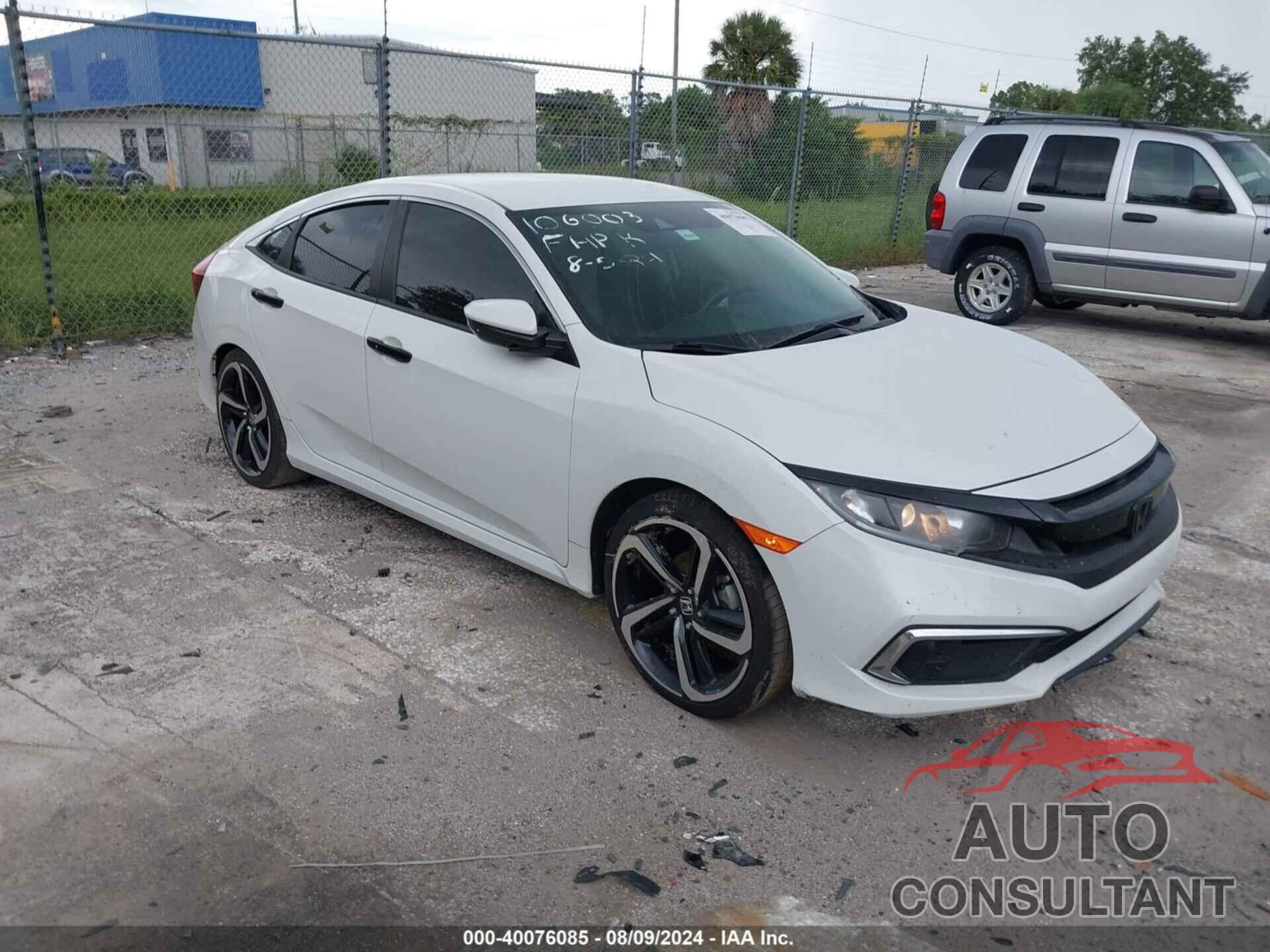 HONDA CIVIC 2019 - 2HGFC2F61KH526081