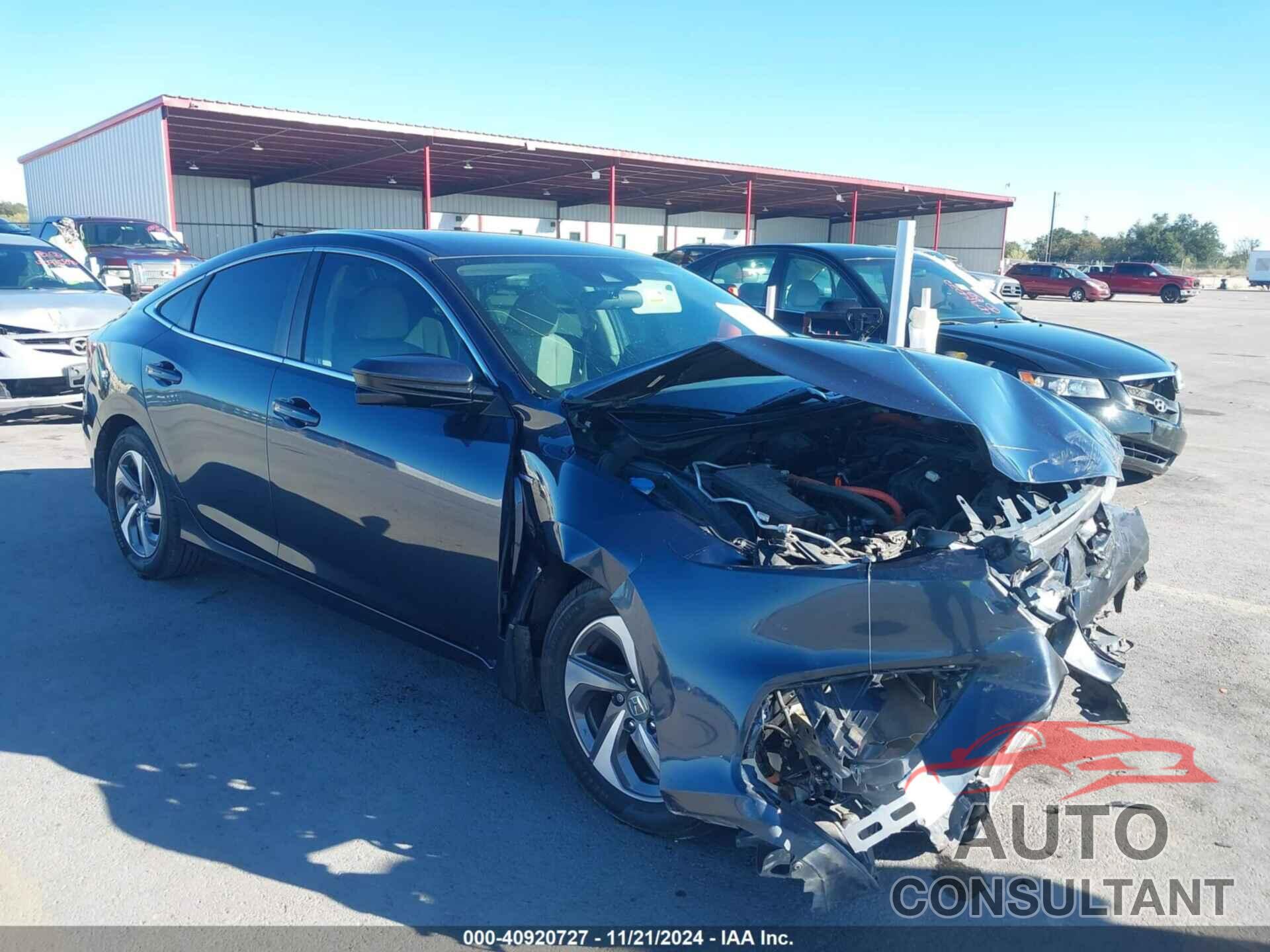 HONDA INSIGHT 2019 - 19XZE4F58KE032062