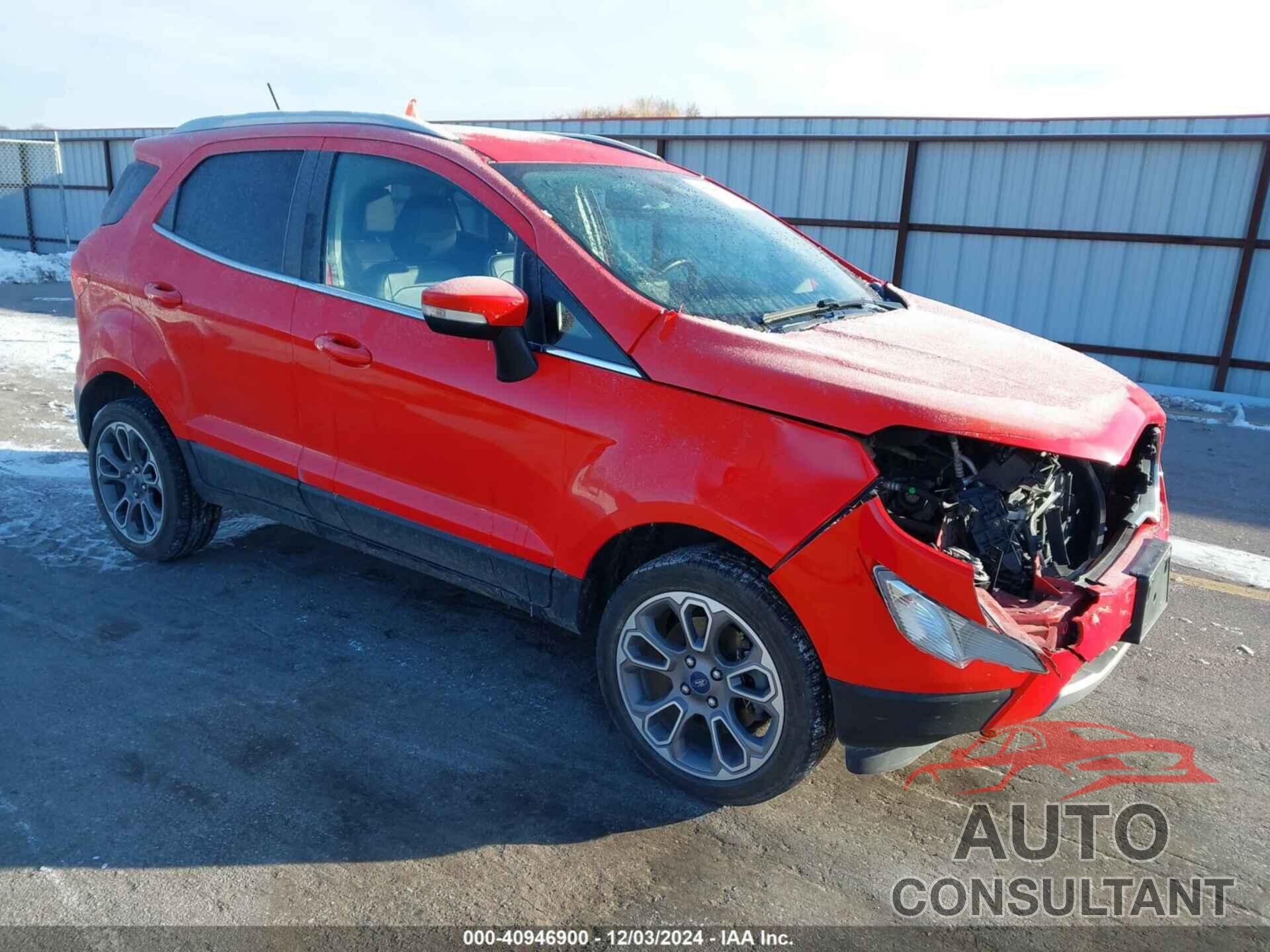 FORD ECOSPORT 2019 - MAJ6S3KL8KC271182