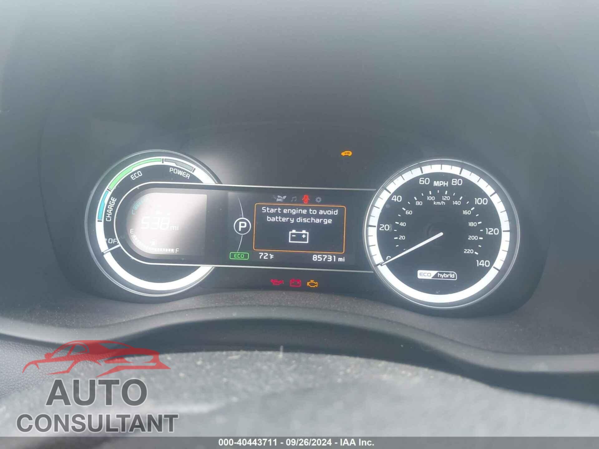 KIA NIRO 2019 - KNDCB3LC4K5252029