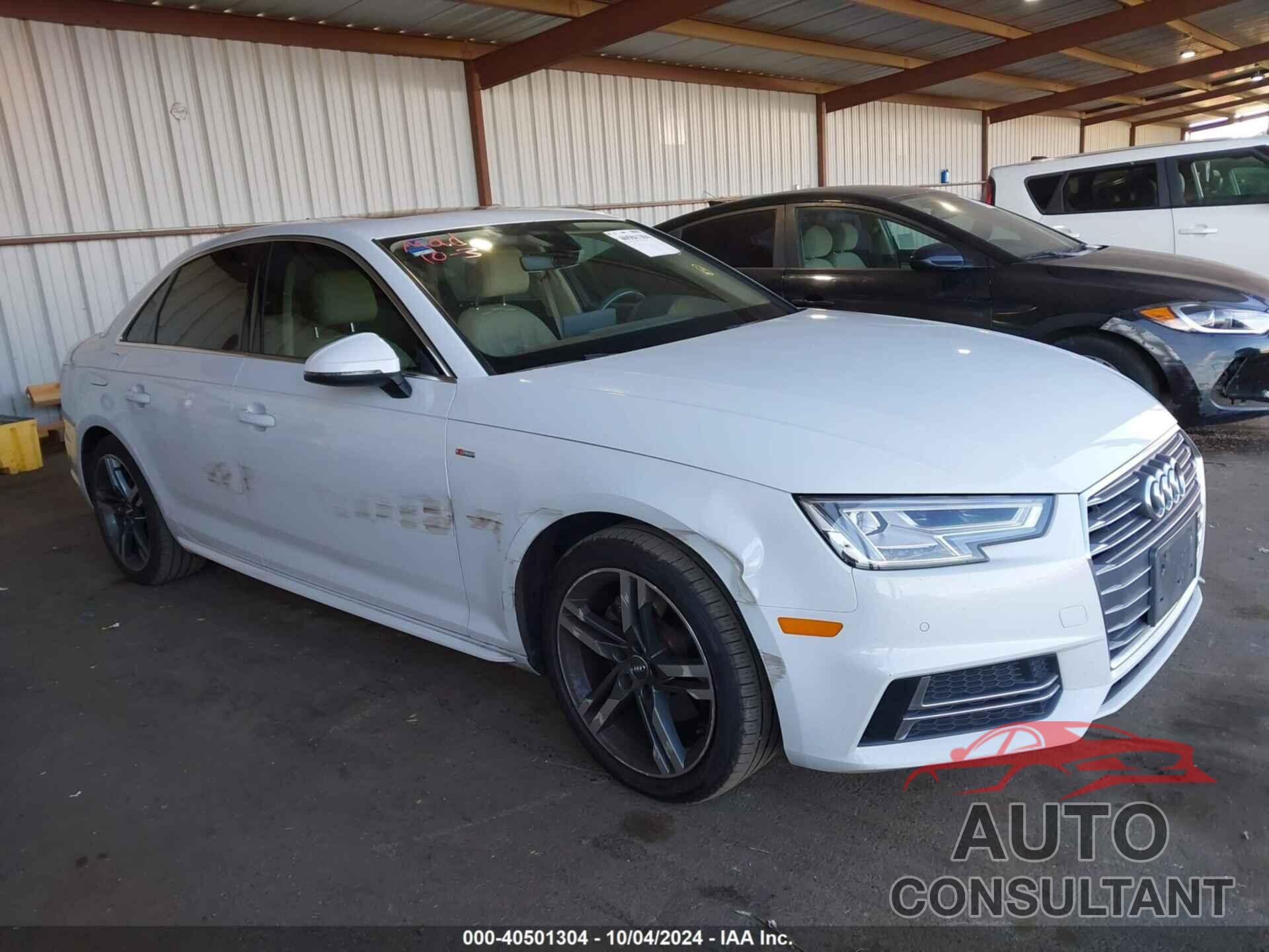 AUDI A4 2017 - WAULMAF47HN045059