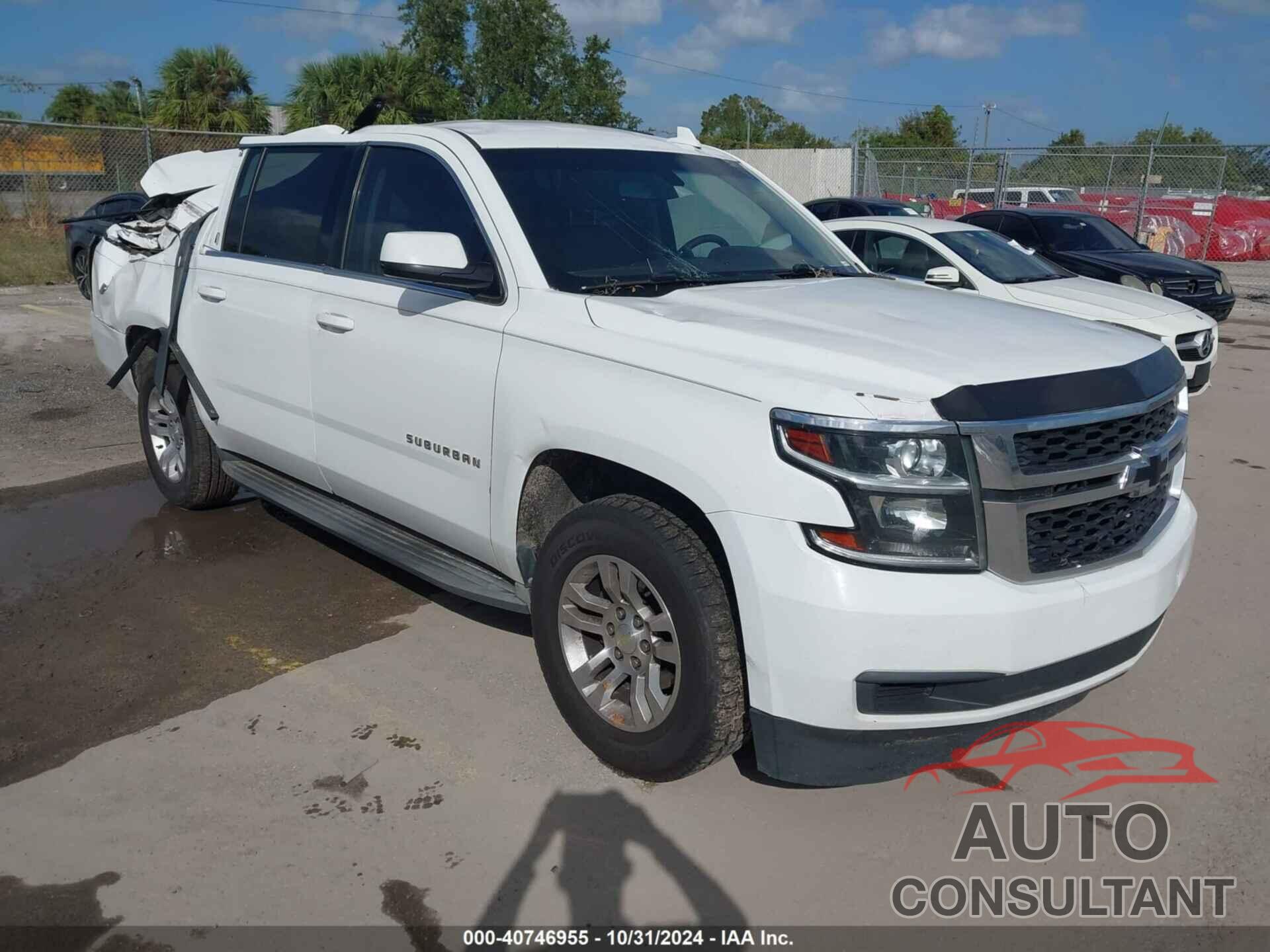 CHEVROLET SUBURBAN 2016 - 1GNSCGKC0GR110480