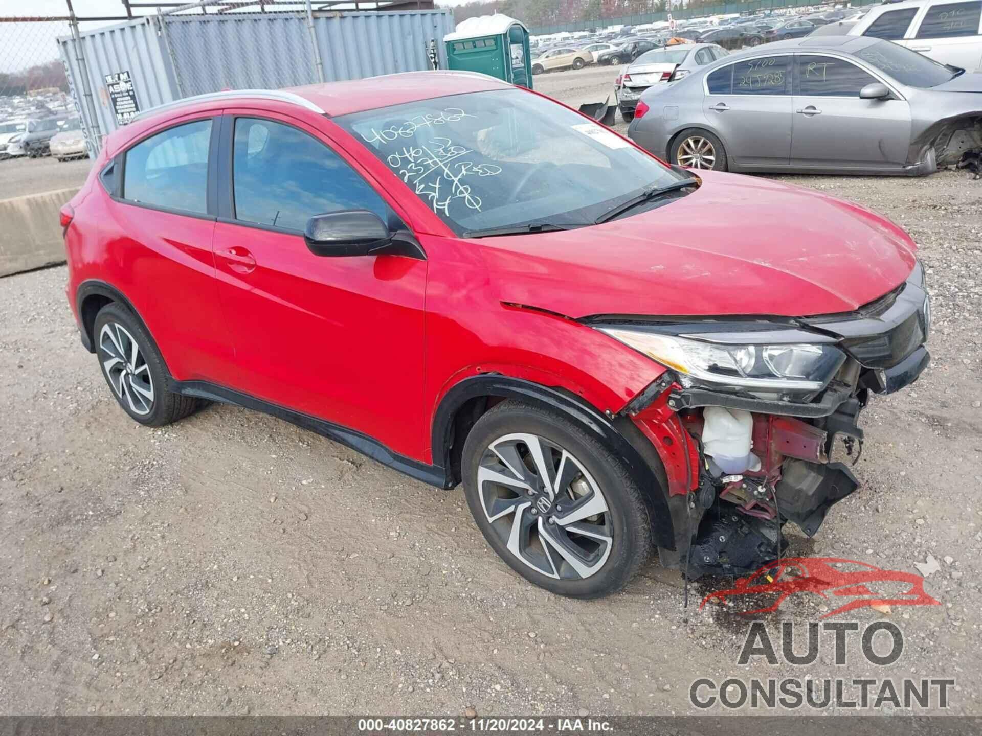 HONDA HR-V 2019 - 3CZRU6H18KG728458