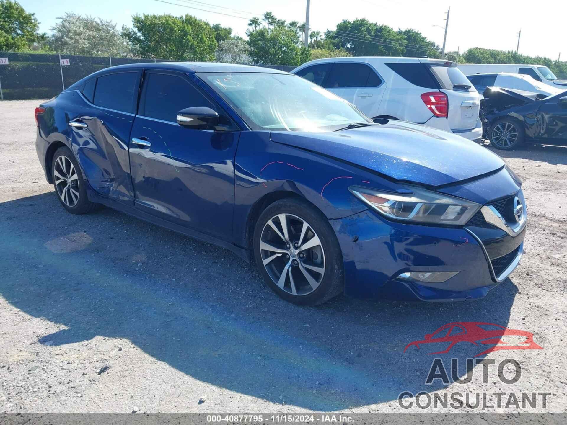 NISSAN MAXIMA 2017 - 1N4AA6APXHC425502