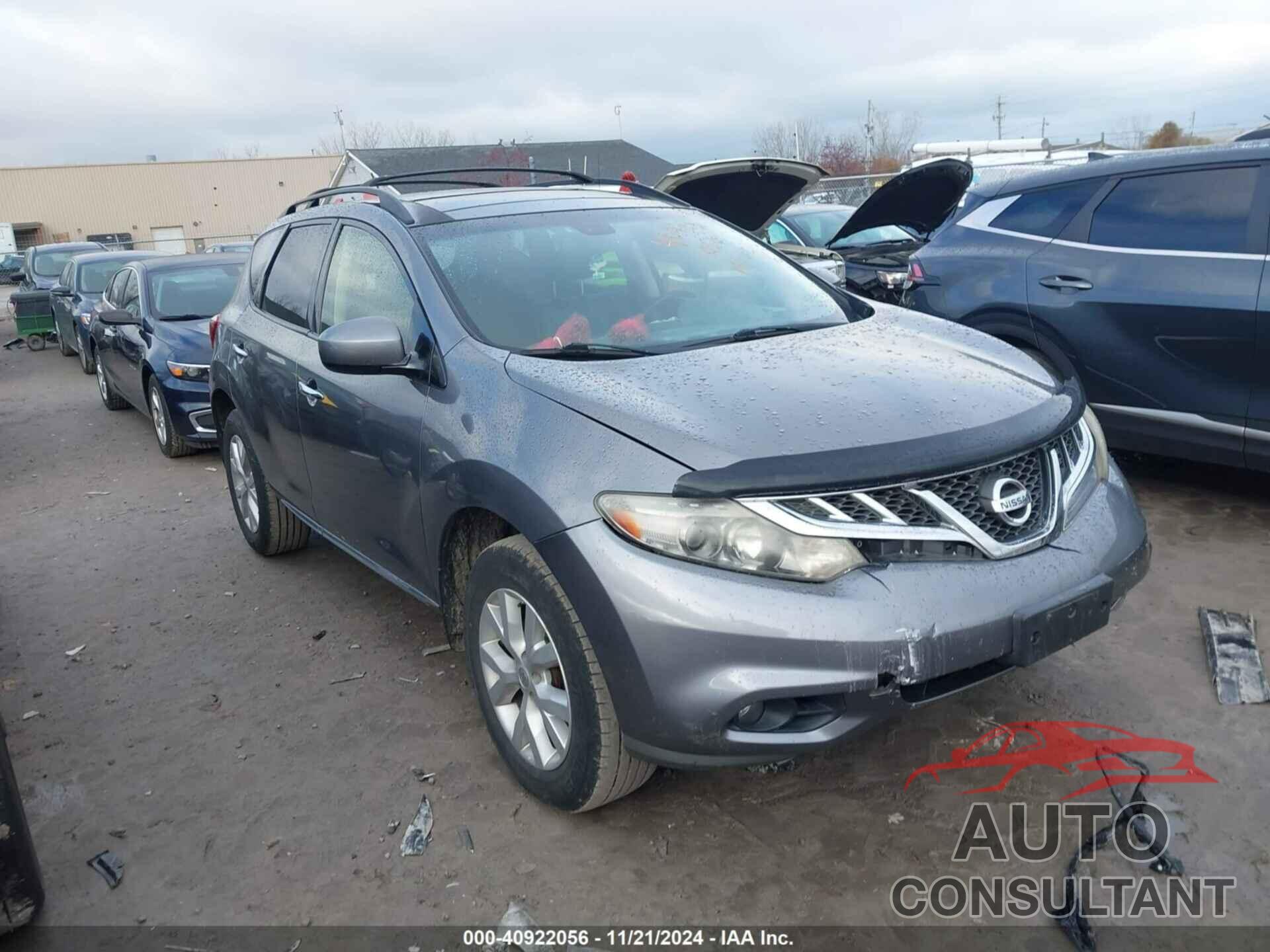 NISSAN MURANO 2013 - JN8AZ1MW8DW311407