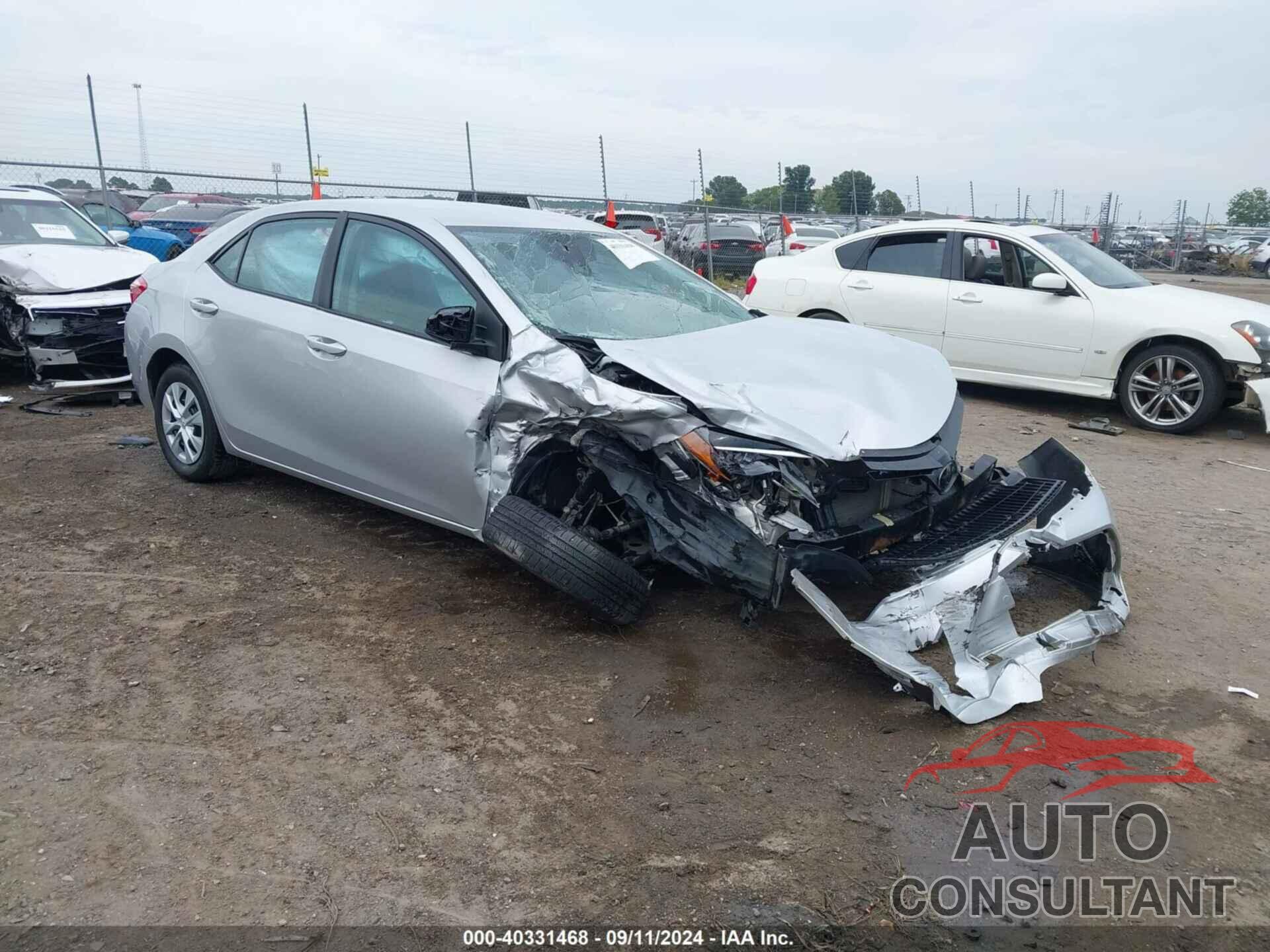 TOYOTA COROLLA 2017 - 5YFBURHE6HP689965
