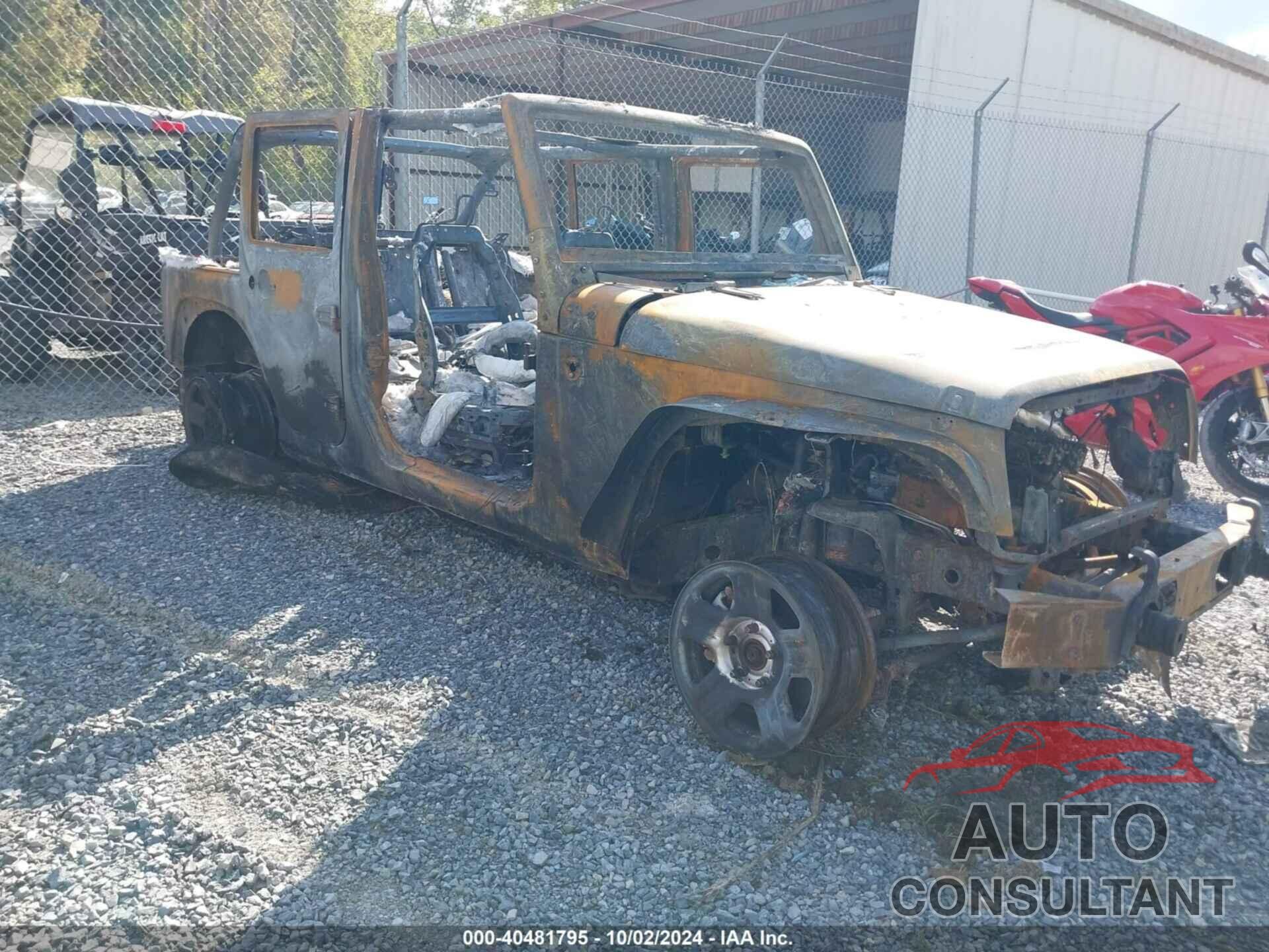 JEEP WRANGLER UNLIMITED 2017 - 1C4BJWKG6HL648682