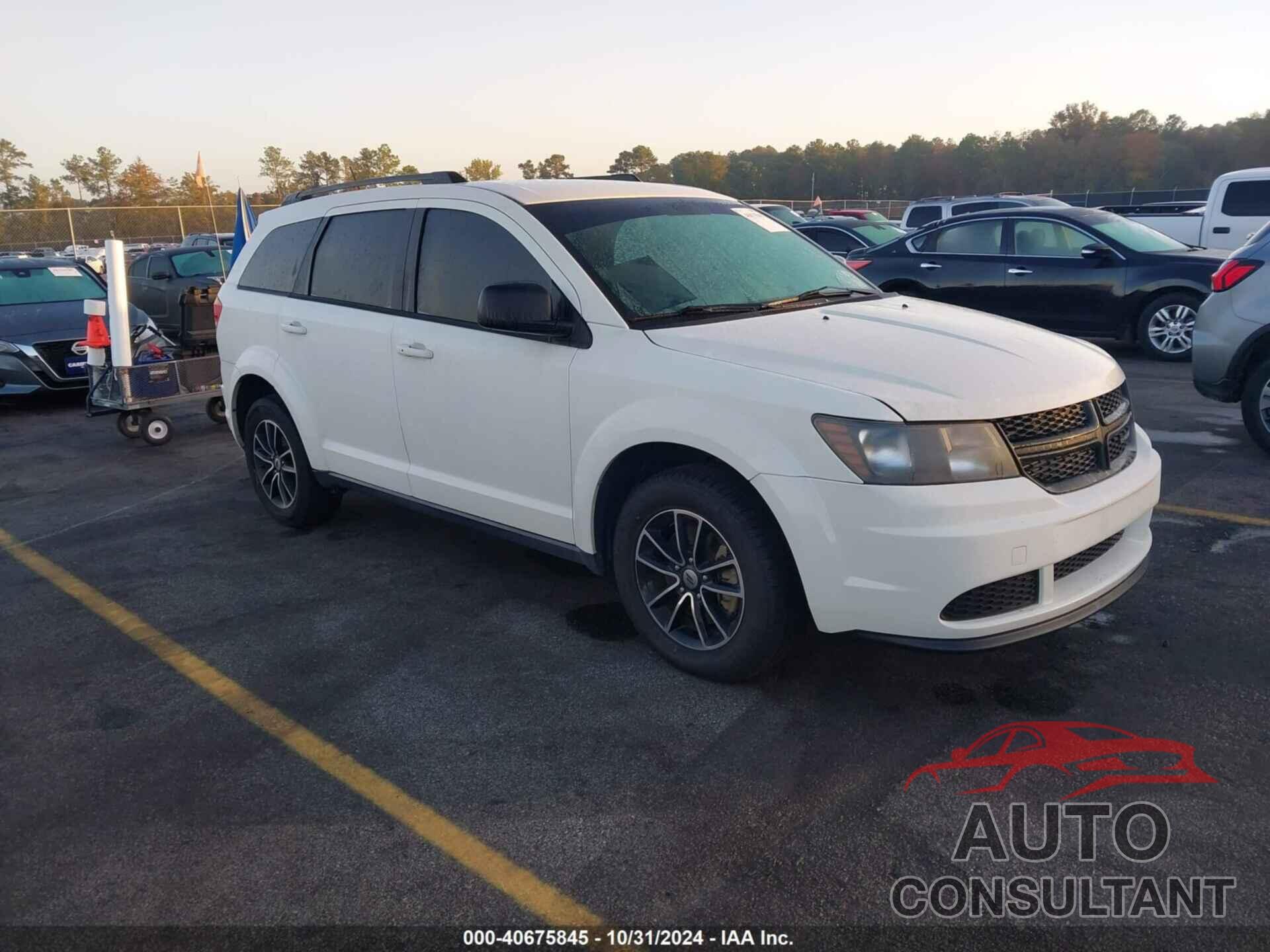 DODGE JOURNEY 2018 - 3C4PDCAB9JT196531