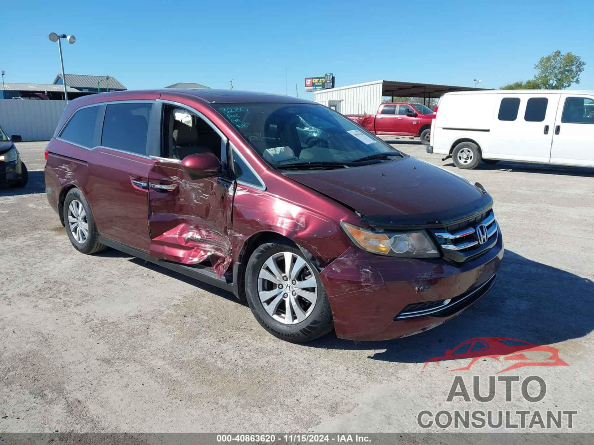 HONDA ODYSSEY 2016 - 5FNRL5H64GB054126