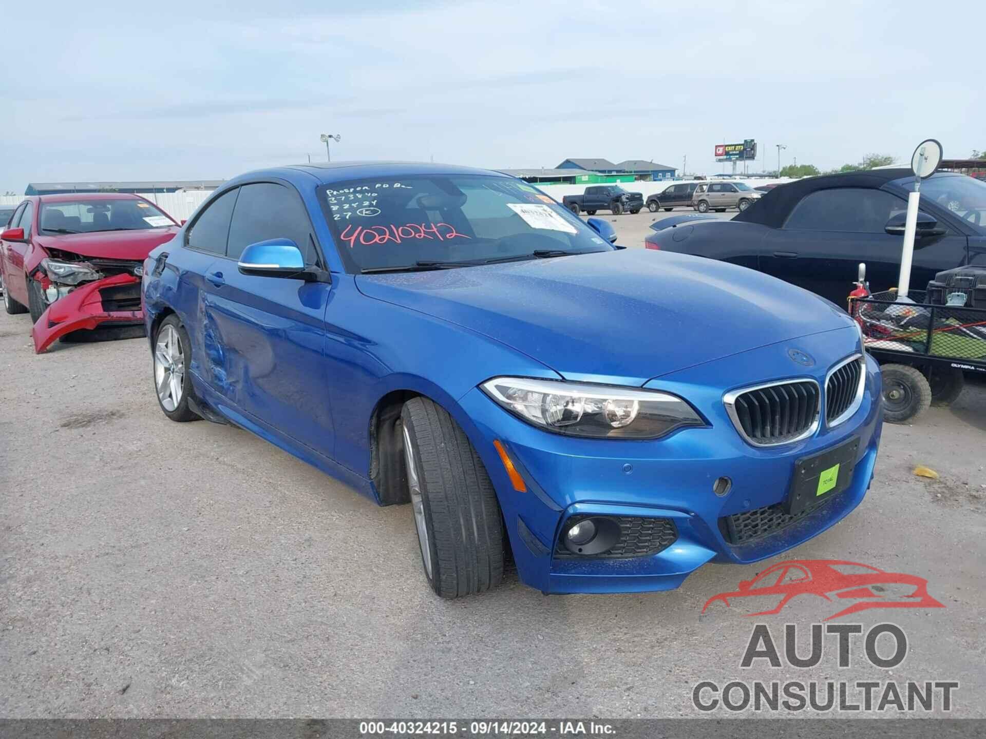 BMW 230I 2017 - WBA2F9C50HV664247