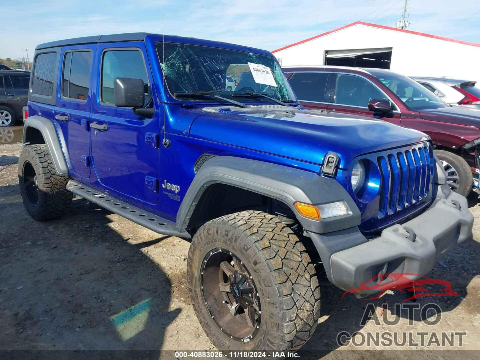JEEP WRANGLER UNLIMITED 2019 - 1C4HJXDN2KW524118