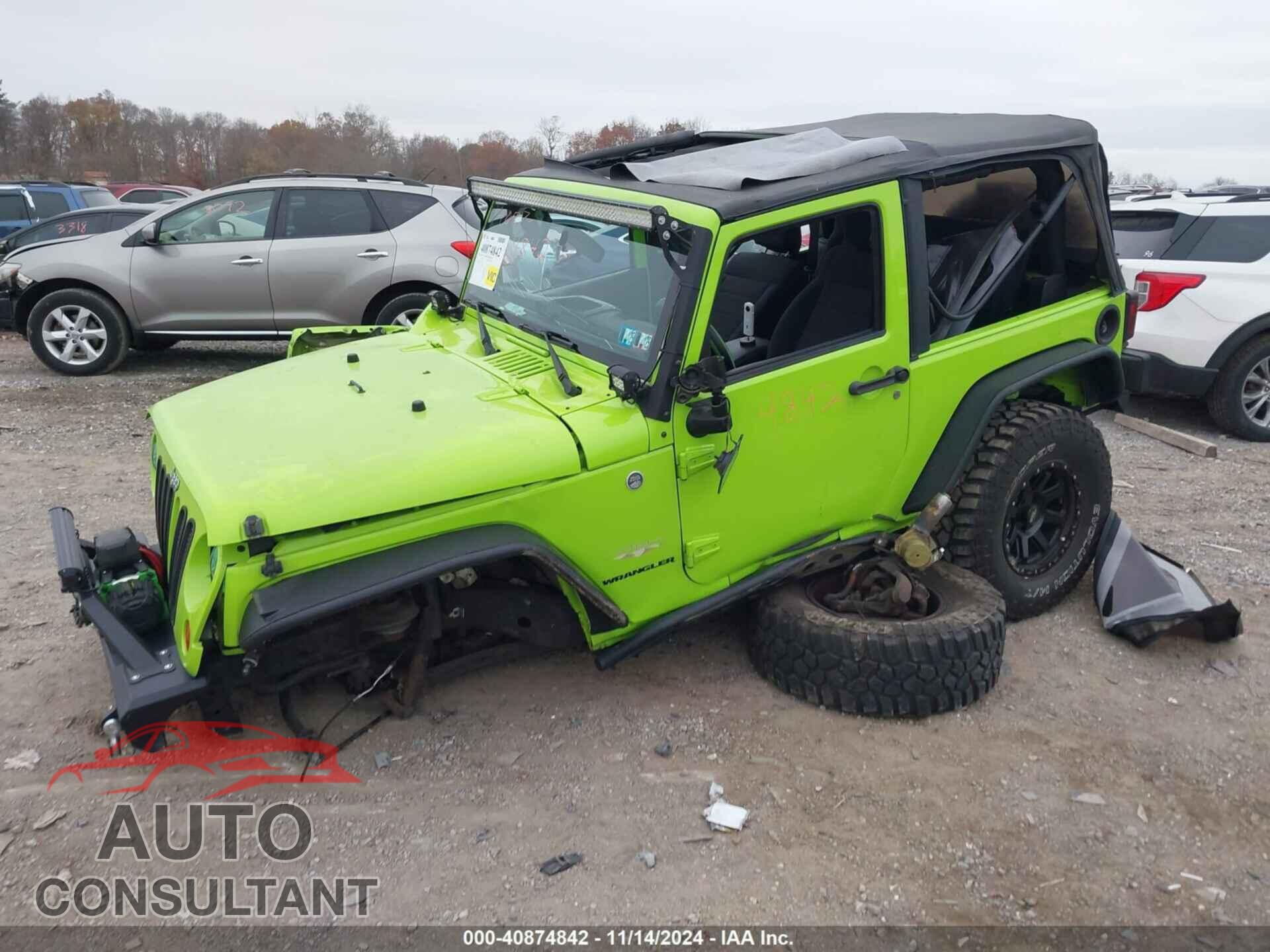 JEEP WRANGLER 2012 - 1C4AJWBG0CL225357