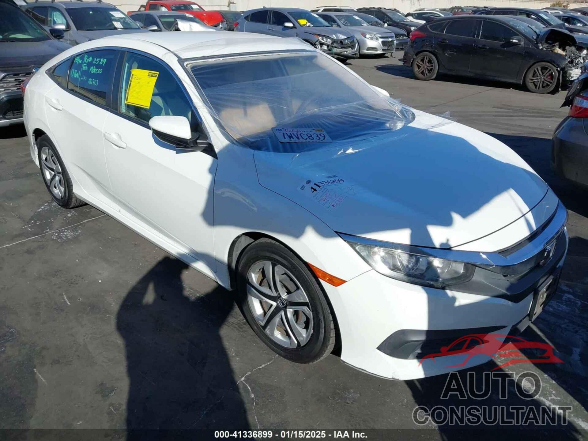 HONDA CIVIC 2017 - 19XFC2F57HE203924