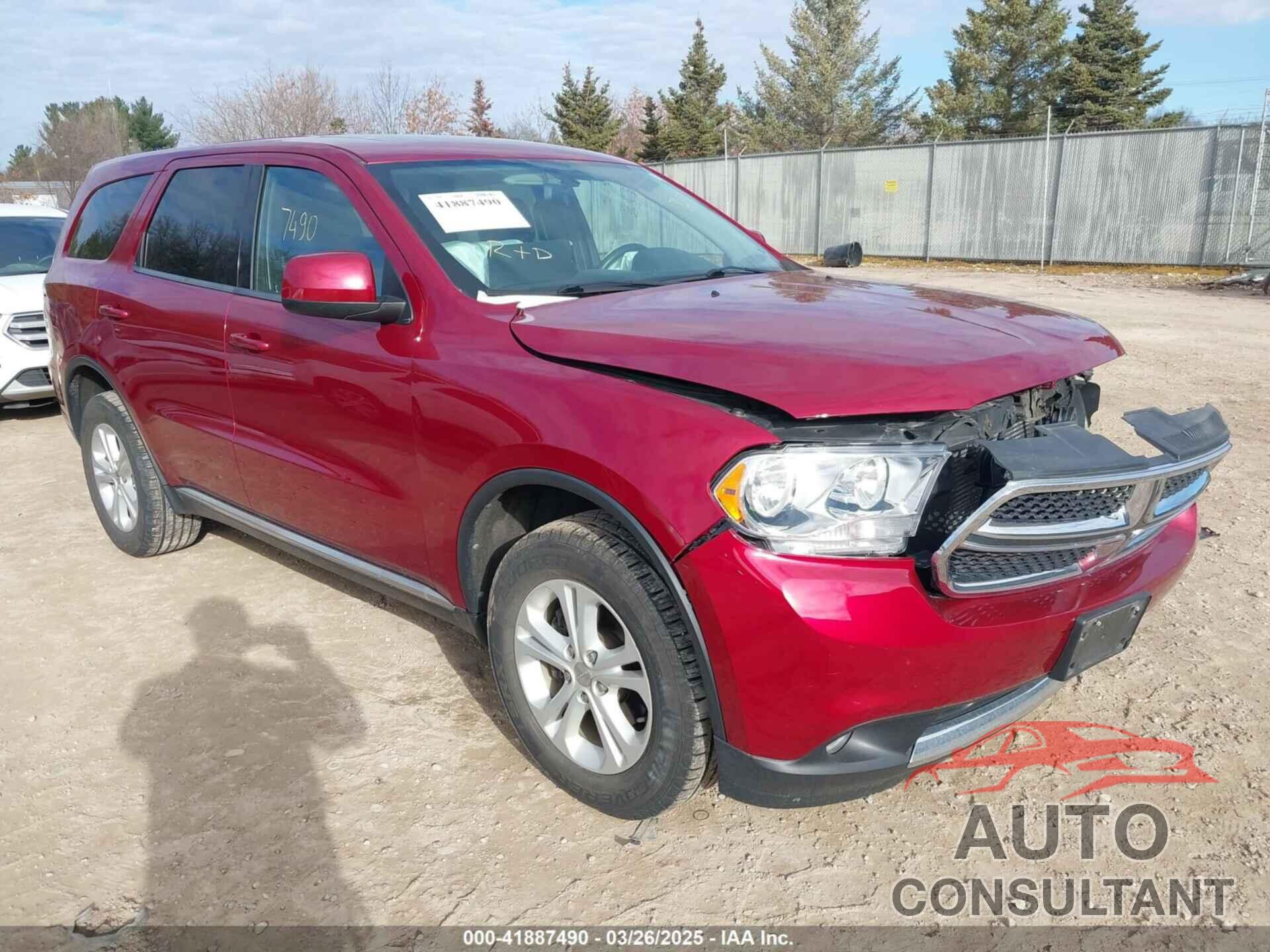 DODGE DURANGO 2013 - 1C4RDJAG2DC582958