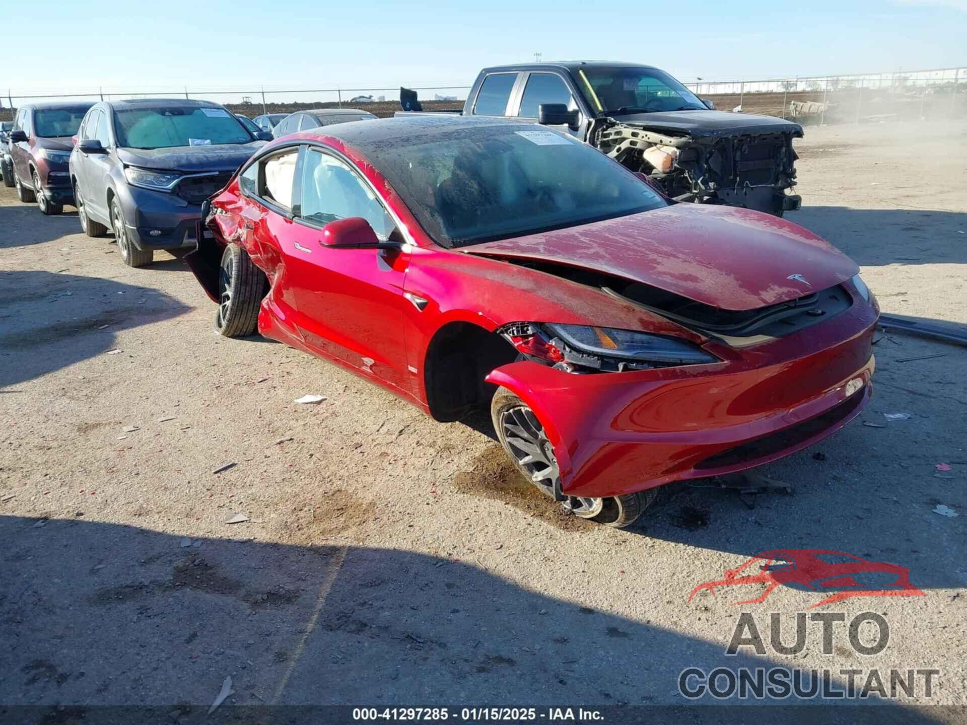 TESLA MODEL 3 2024 - 5YJ3E1EA6RF860960