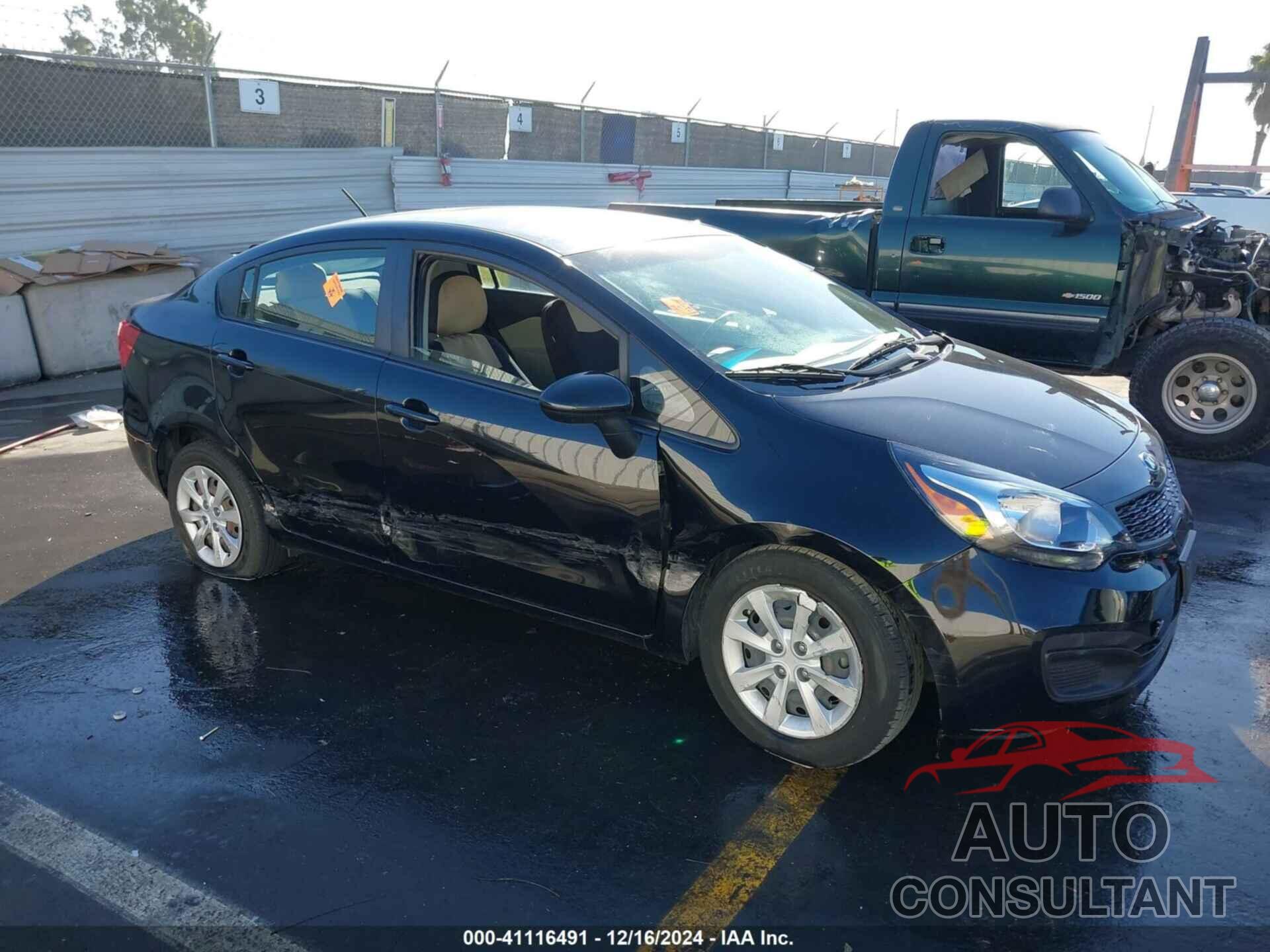 KIA RIO 2013 - KNADM4A3XD6252599