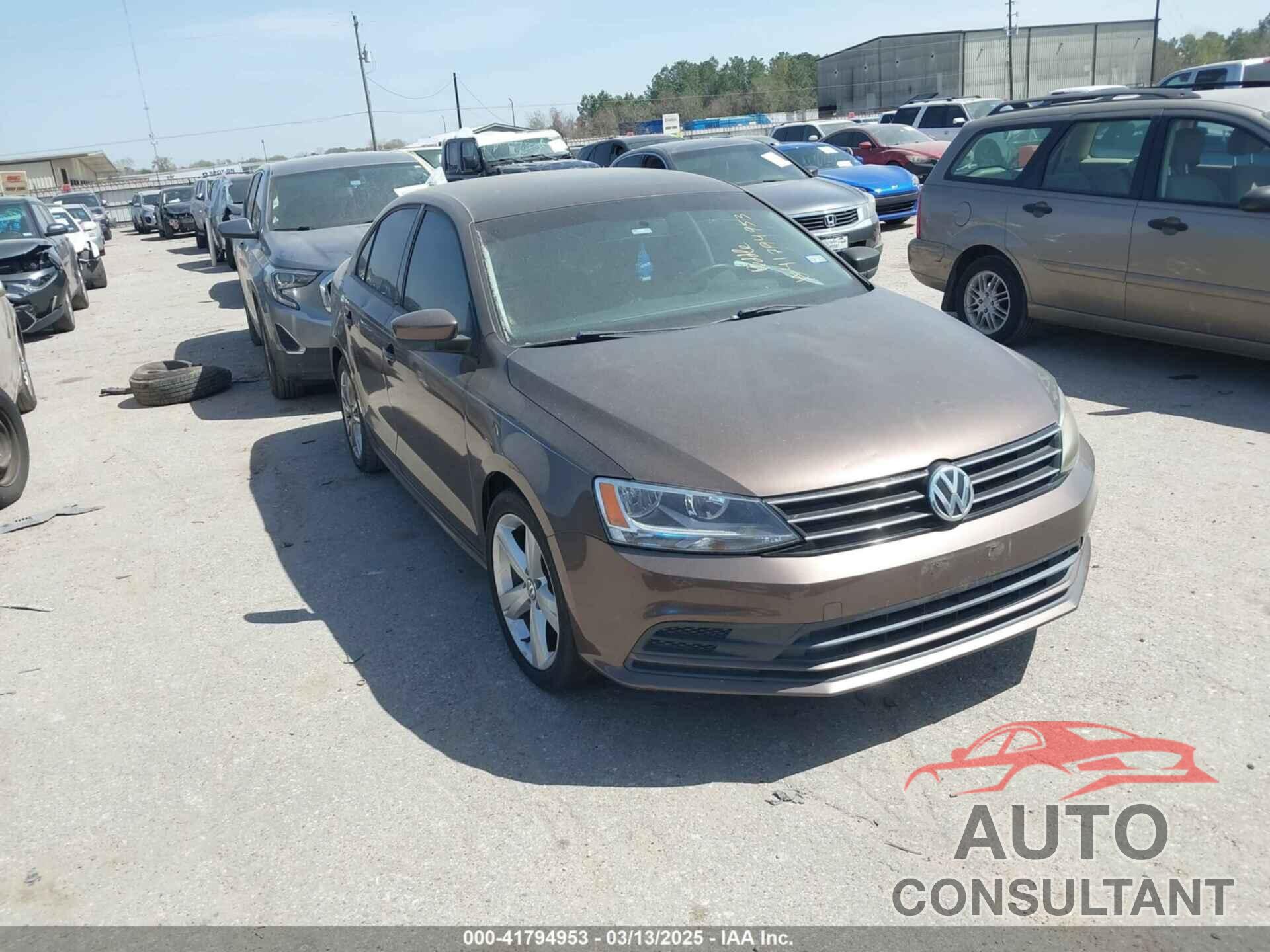 VOLKSWAGEN JETTA 2015 - 3VW2K7AJ1FM258632