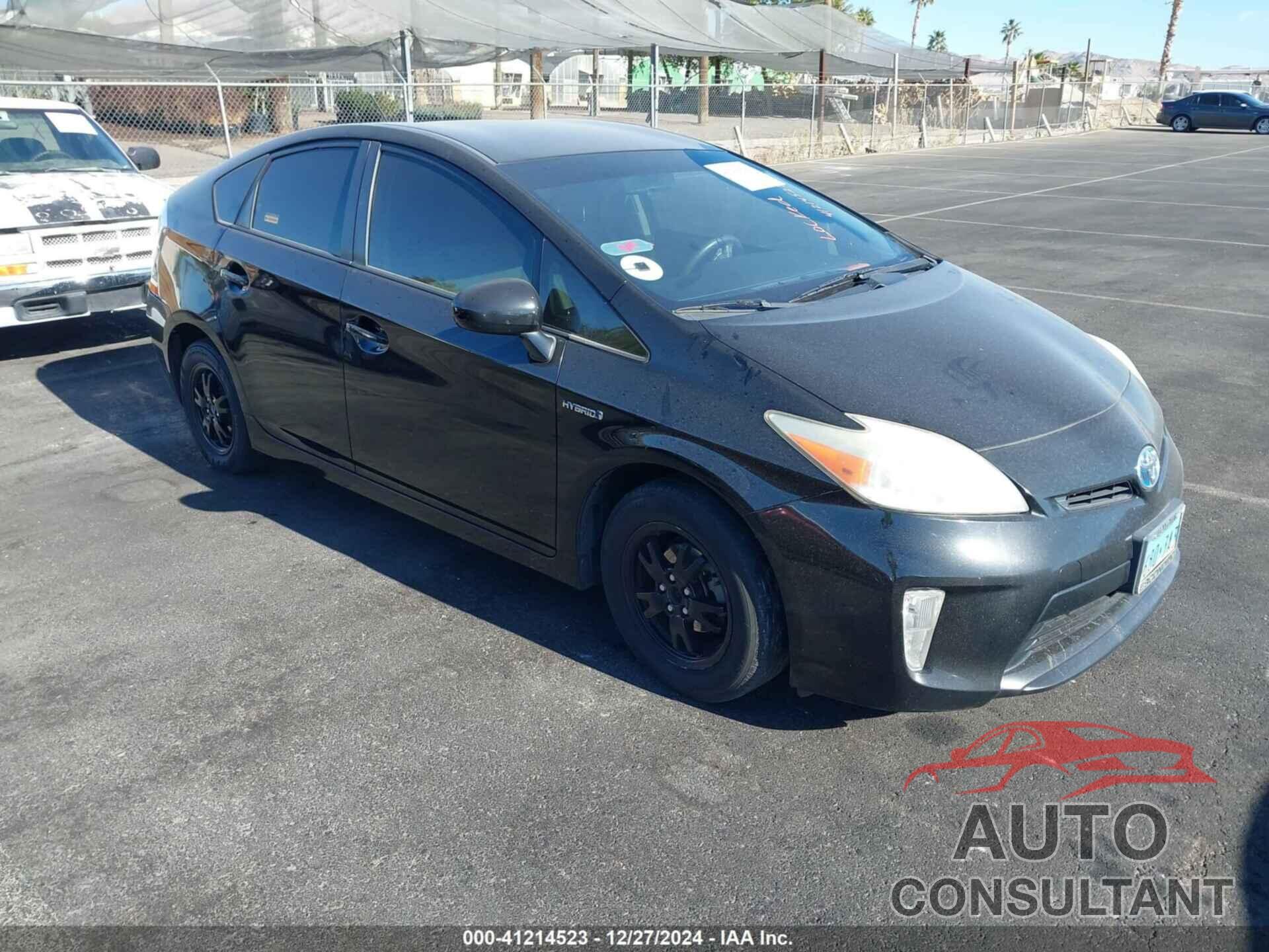 TOYOTA PRIUS 2013 - JTDKN3DU6D5543595