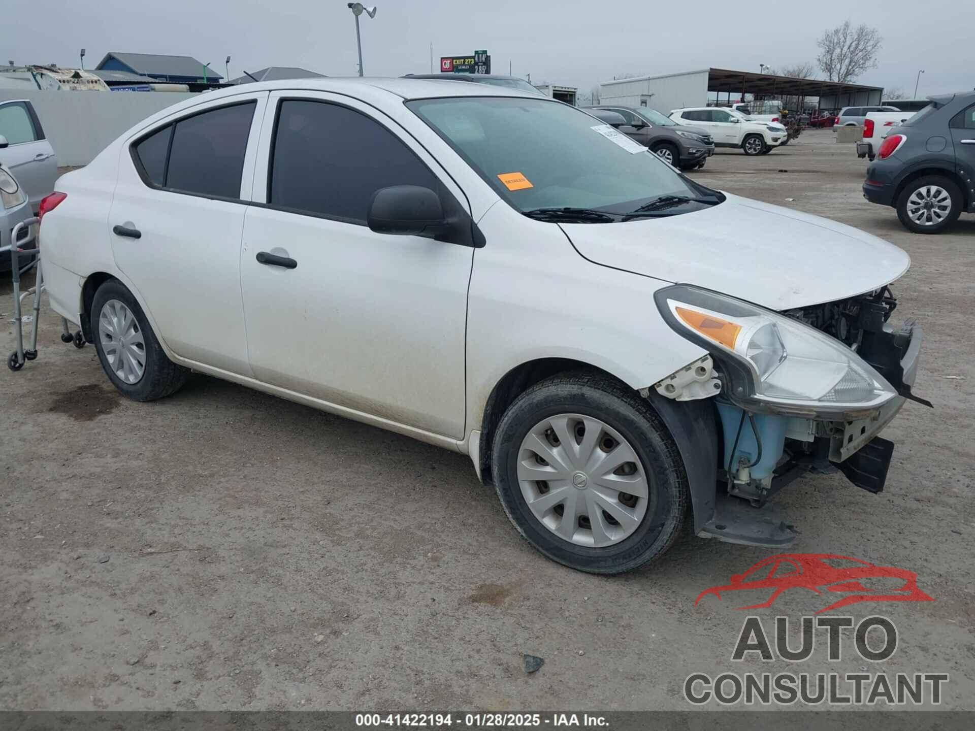 NISSAN VERSA 2015 - 3N1CN7APXFL909879