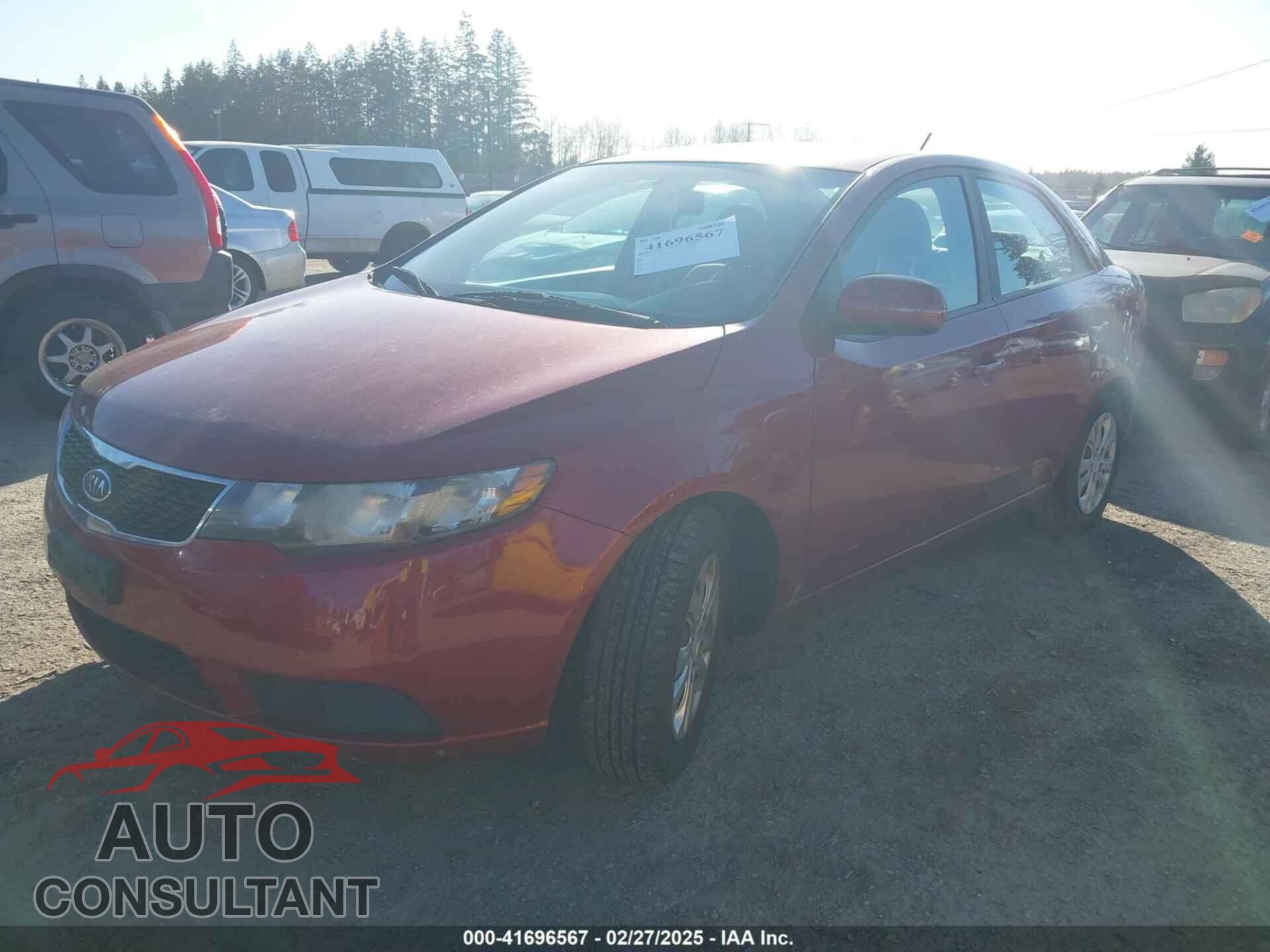 KIA FORTE 2012 - KNAFU4A29C5591908