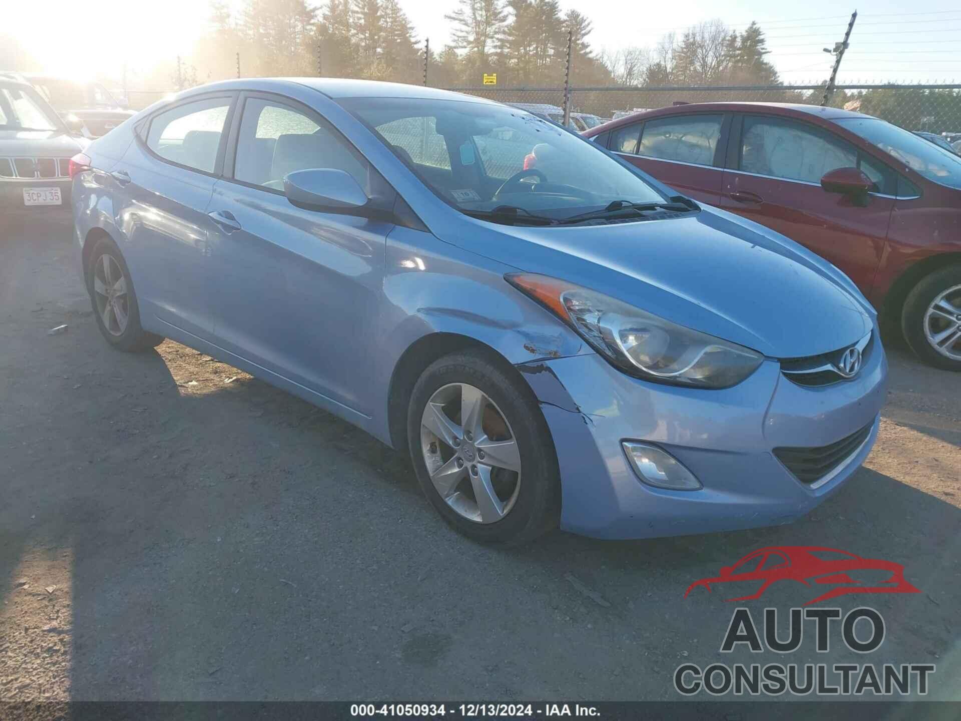 HYUNDAI ELANTRA 2013 - KMHDH4AE5DU709920