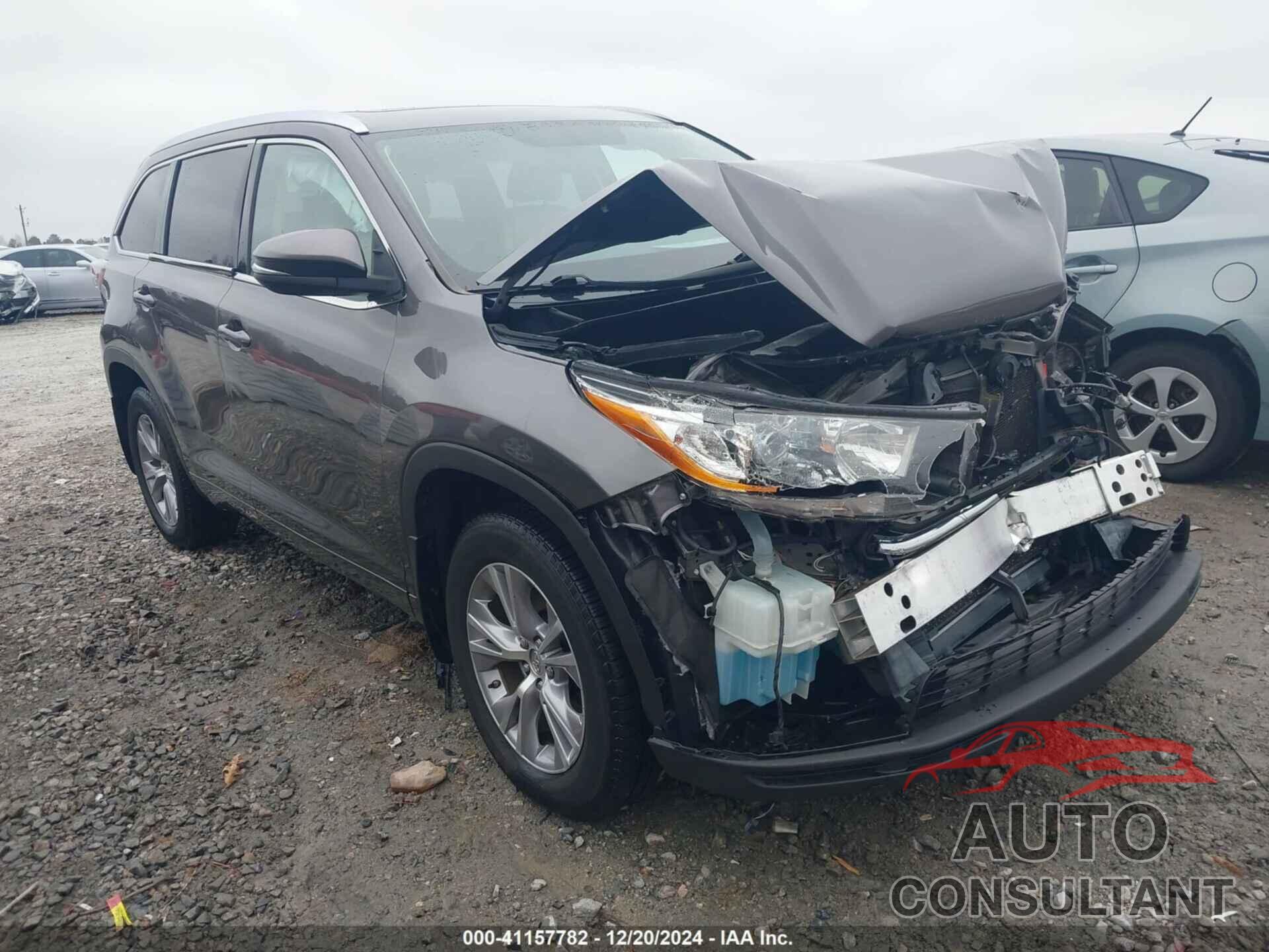 TOYOTA HIGHLANDER 2014 - 5TDKKRFH1ES027197