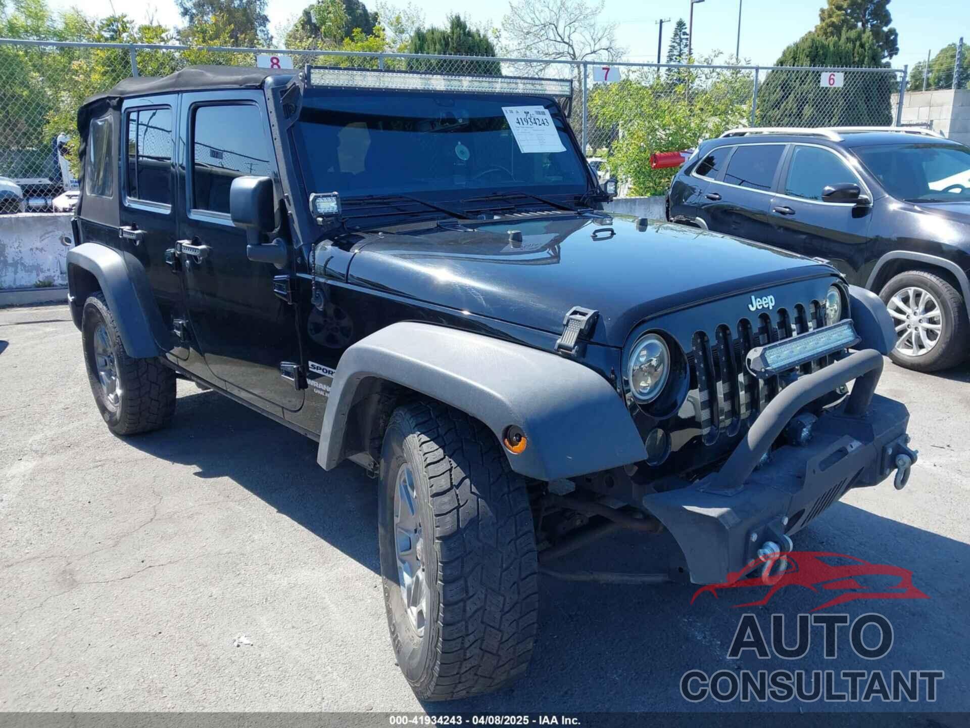 JEEP WRANGLER UNLIMITED 2017 - 1C4BJWDGXHL692293