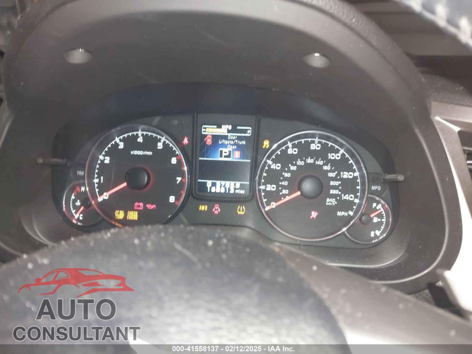 SUBARU OUTBACK 2014 - 4S4BRBLC8E3205969