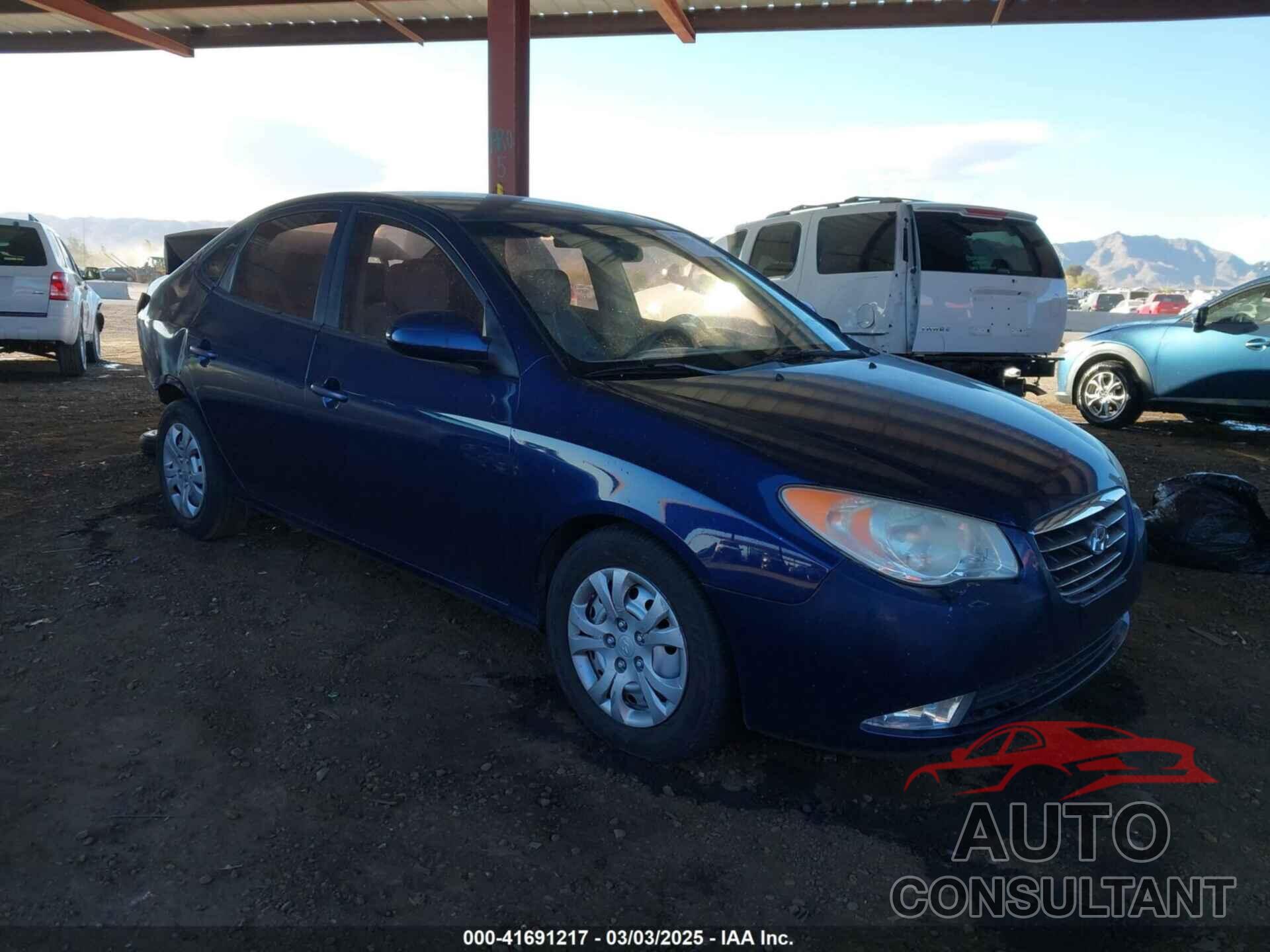 HYUNDAI ELANTRA 2009 - KMHDU46D59U751409